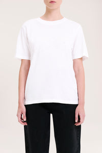 Nude Lucy Organic Slub Tee in White