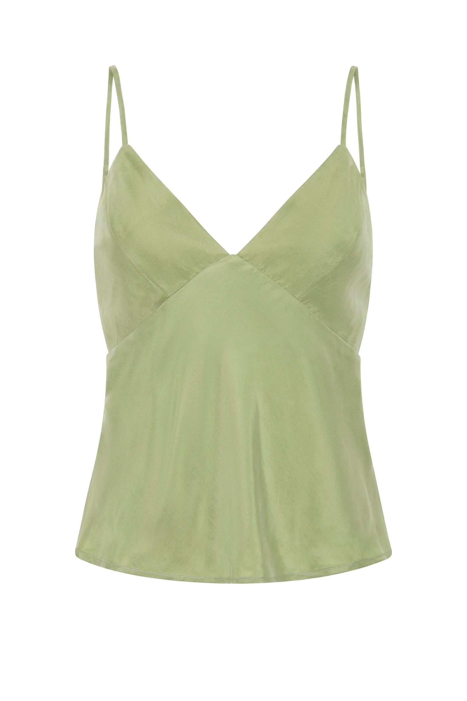 Lea Cupro Cami Sage 