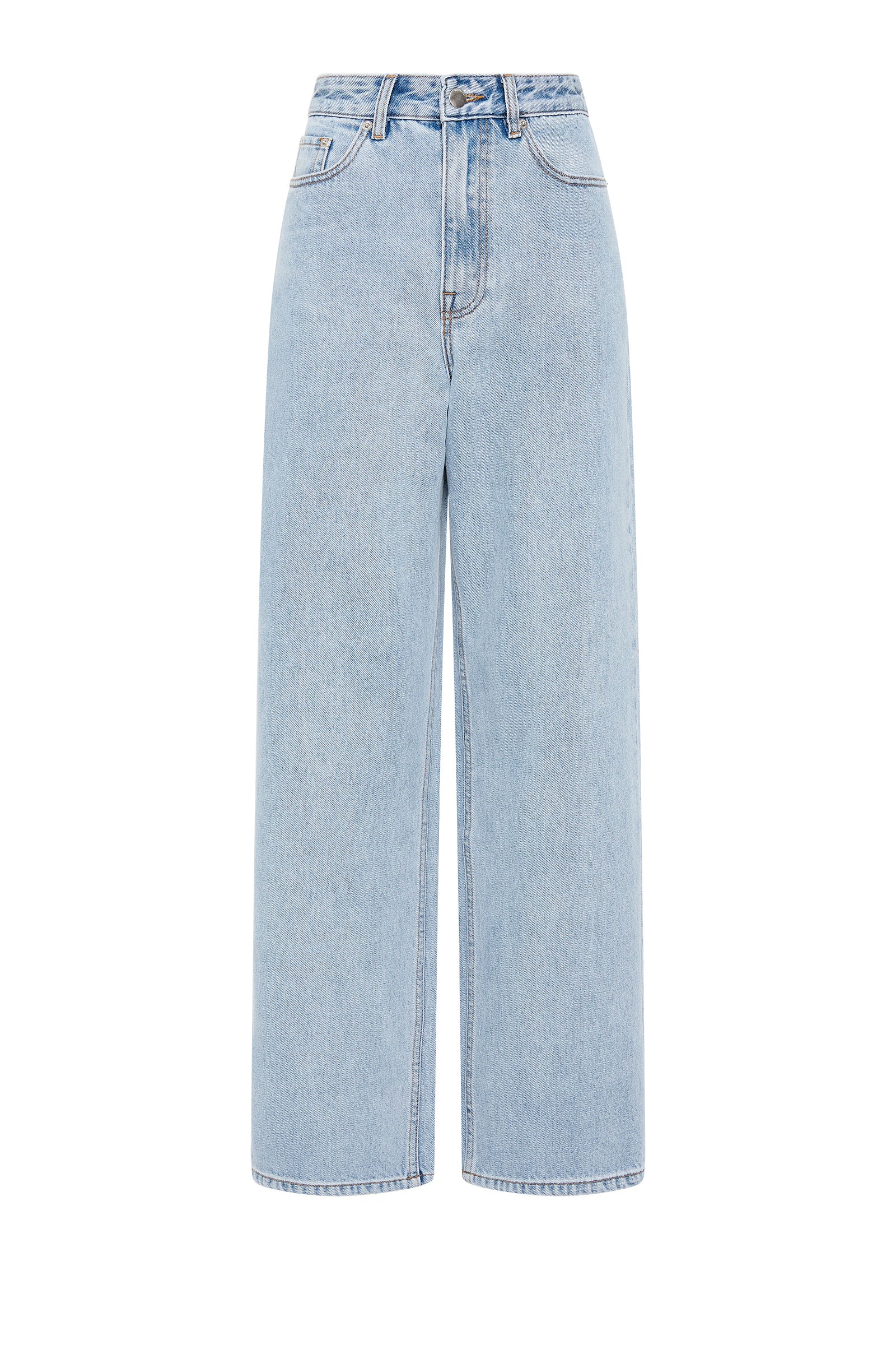 Organic Relaxed Leg Jean 90s Blue Wash 