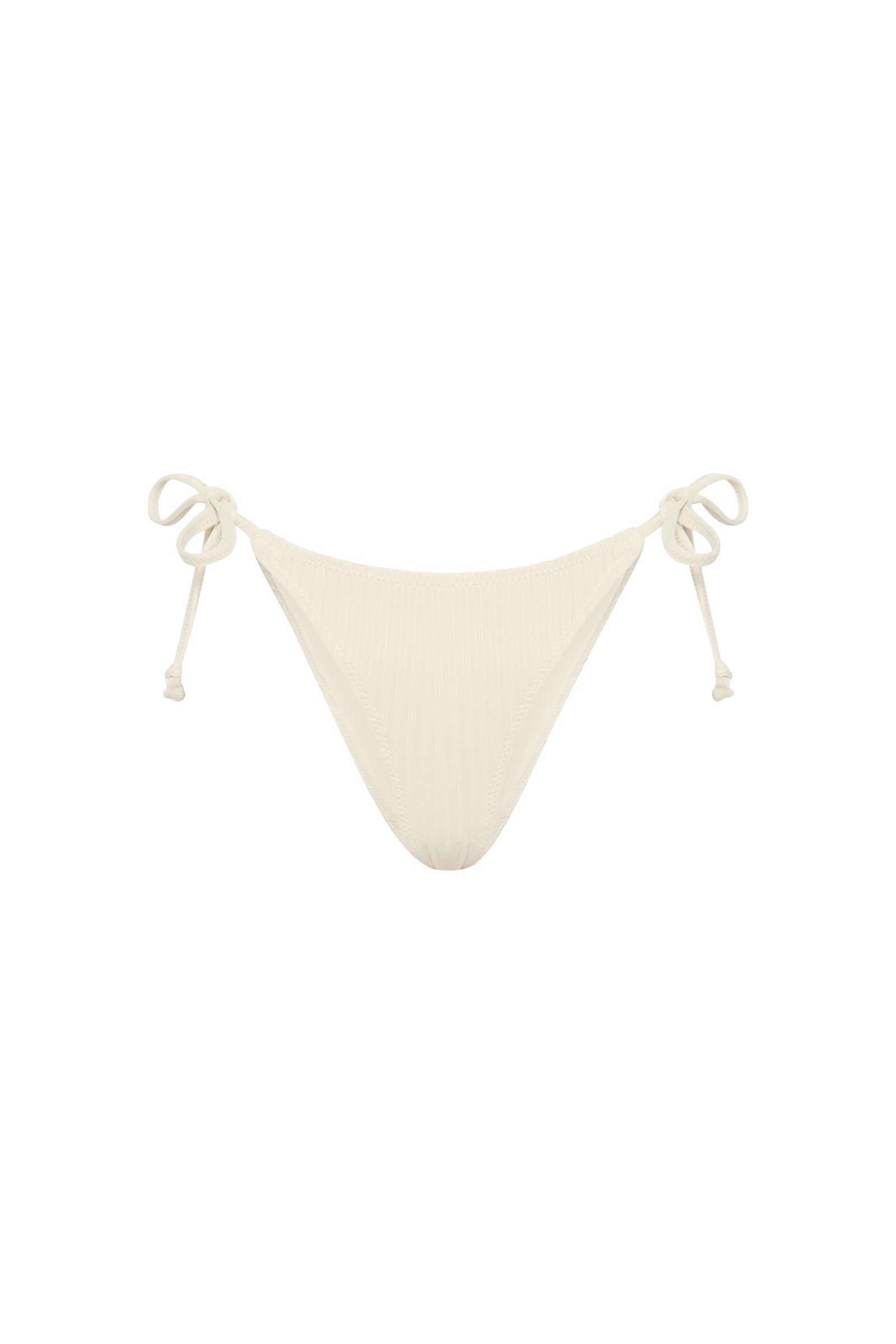 Rib String Bikini Brief Vanilla 