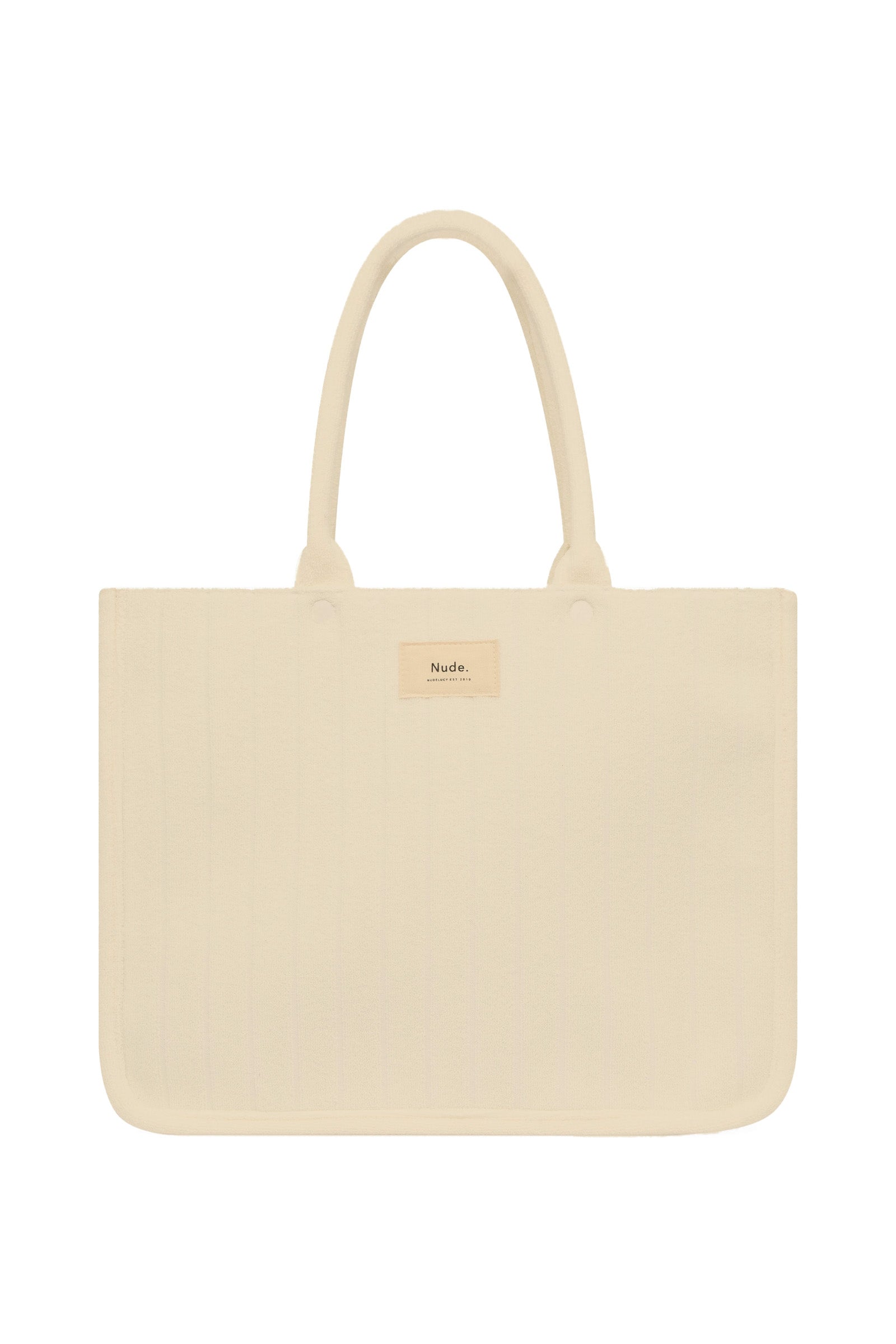 Terry Shopper Tote Natural 