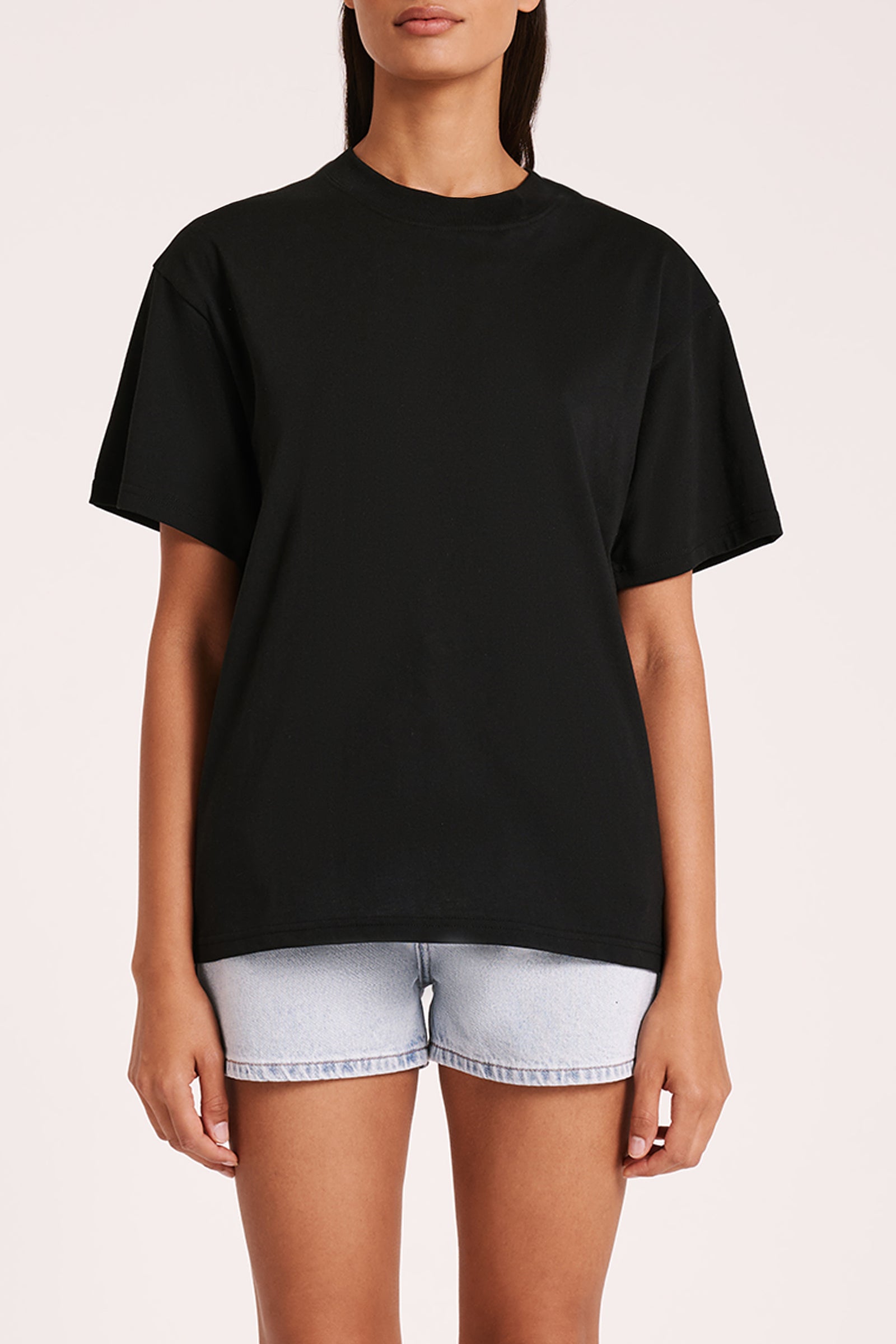 Organic Boyfriend Tee Black 