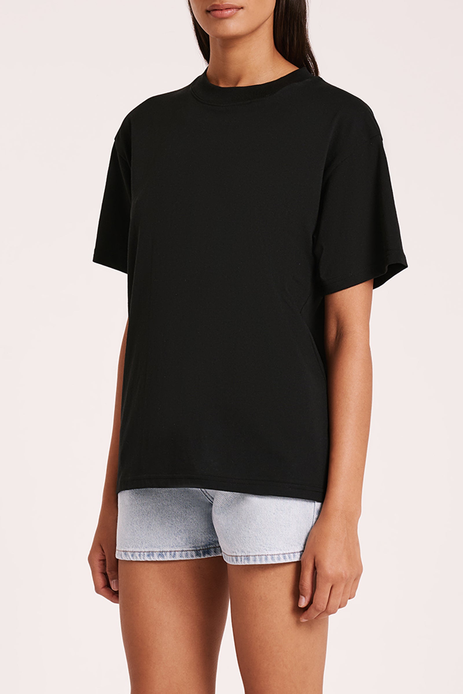 Organic Boyfriend Tee Black 