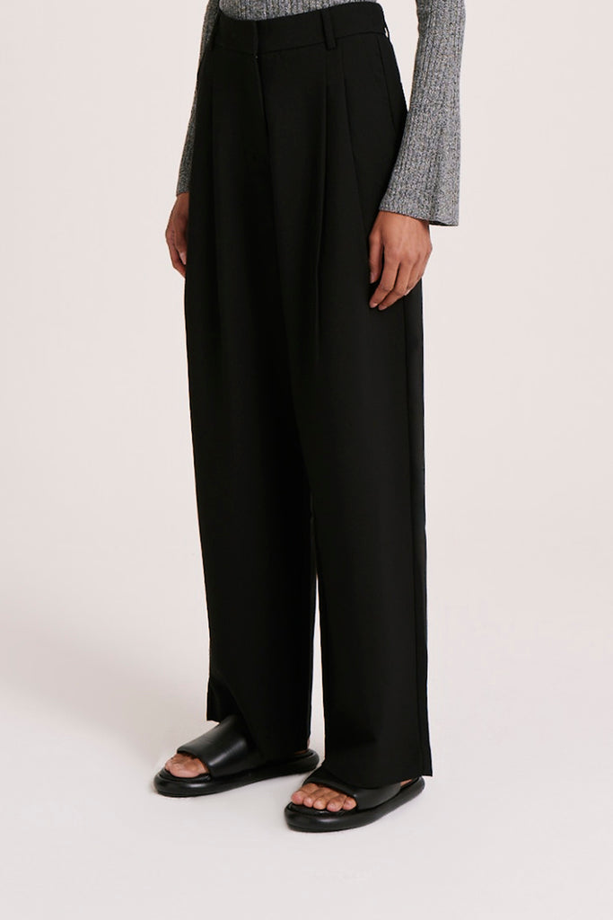 Shop Manon Tailored Pant in Black | Nude Lucy