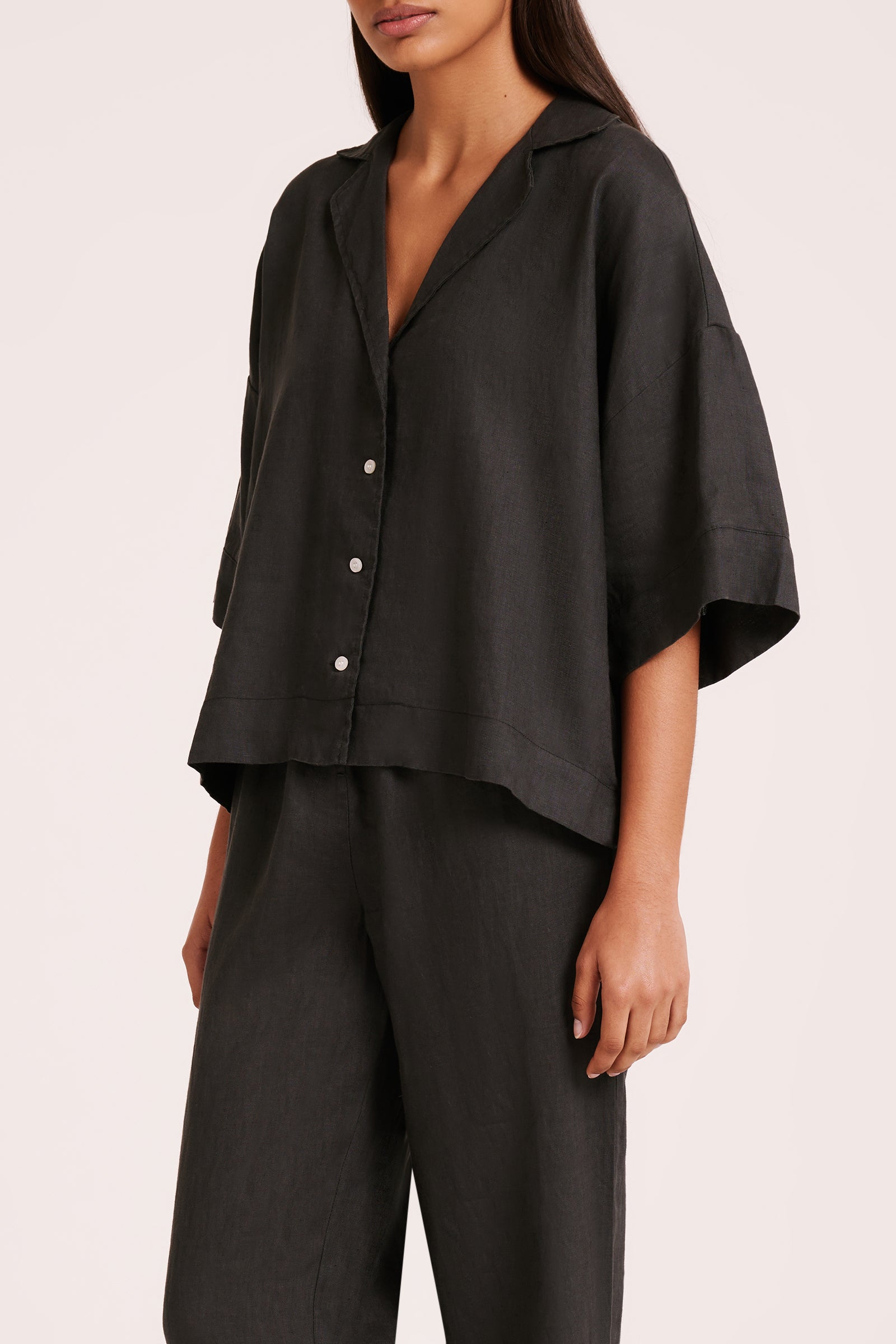 Lounge Linen Shirt & Pant Set 