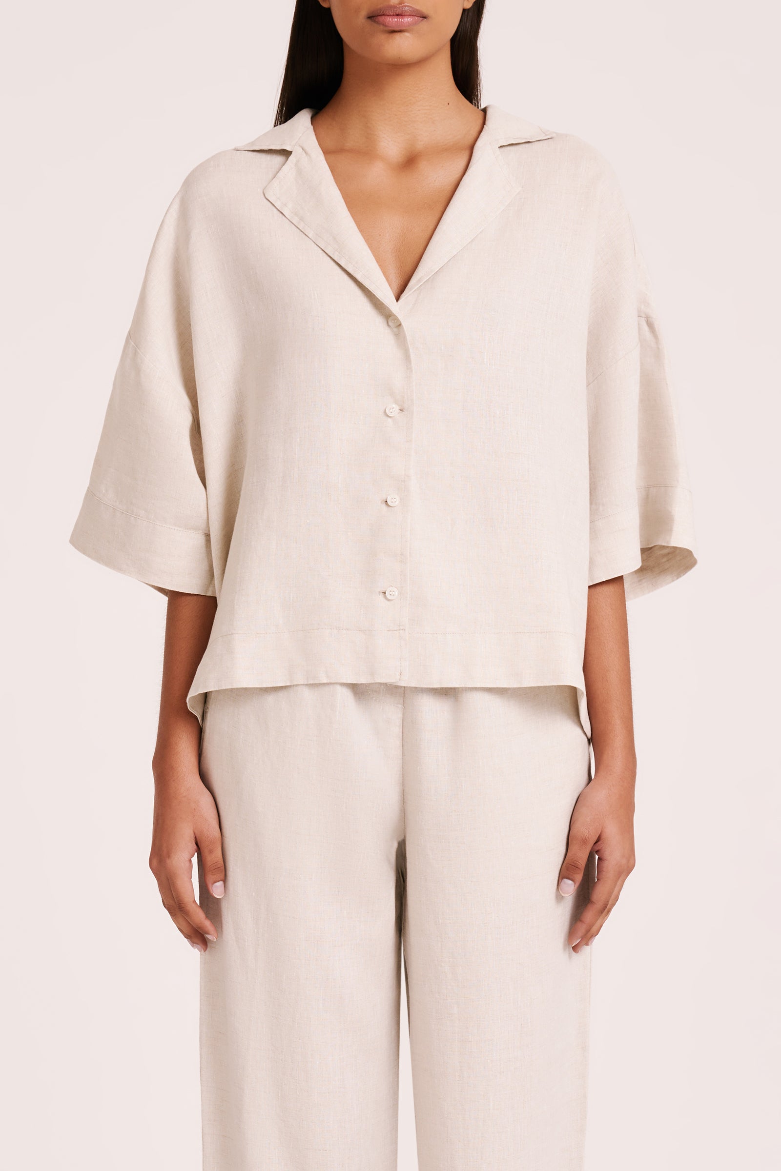 Lounge Linen Shirt & Pant Set 