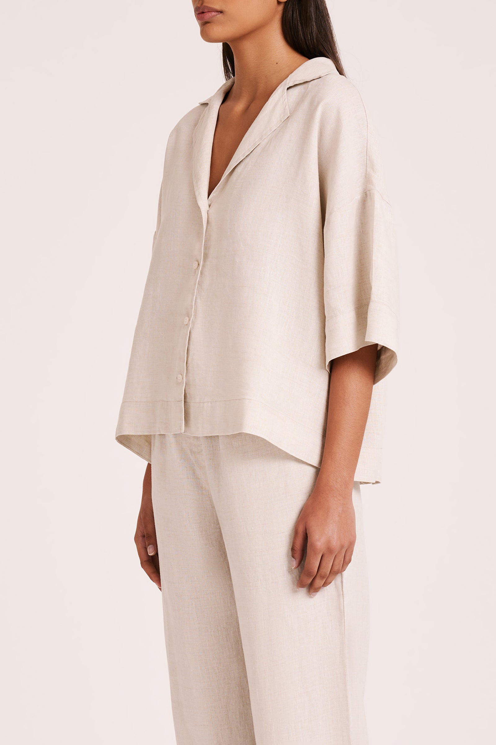 Lounge Linen Shirt & Pant Set 