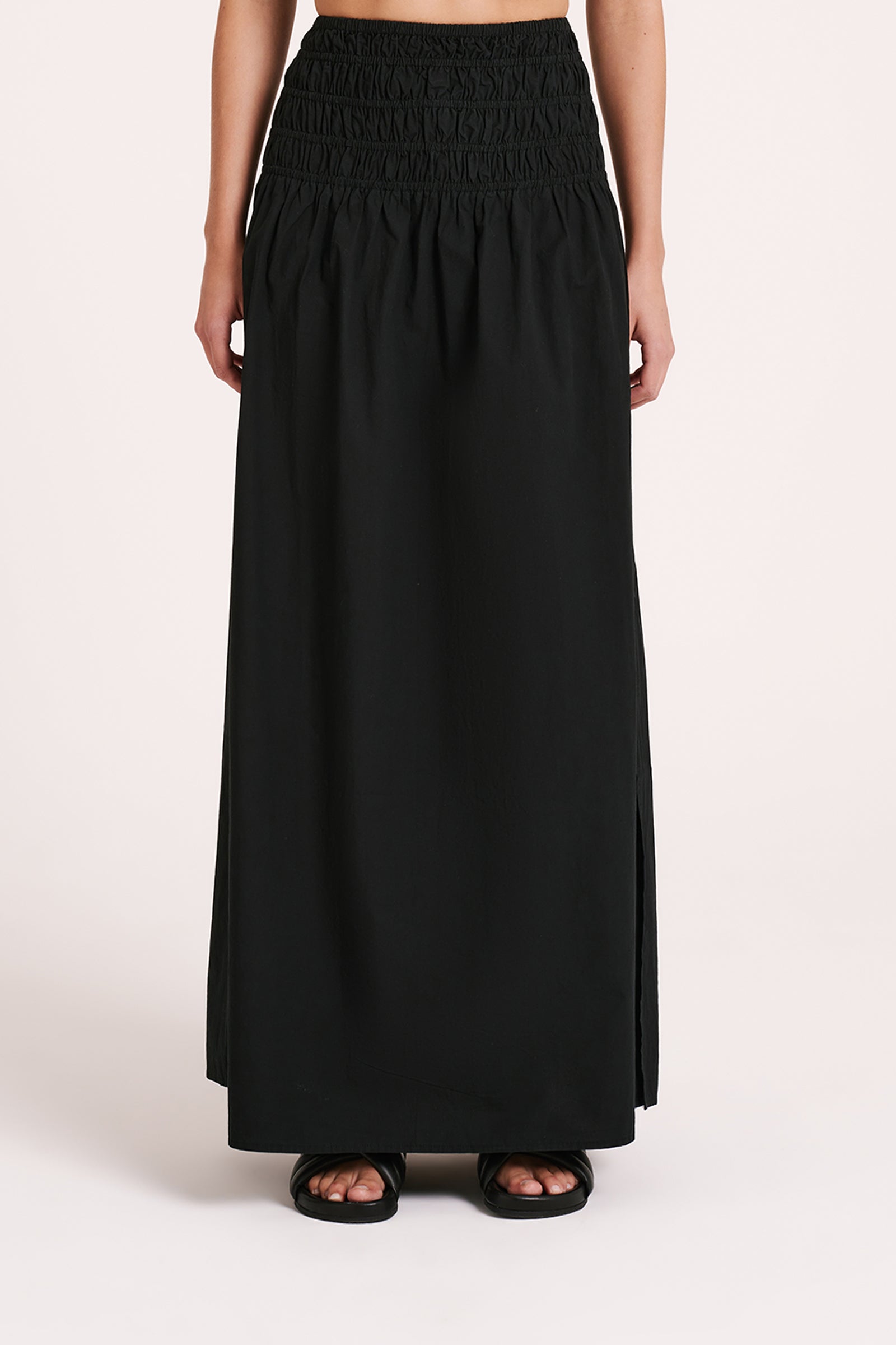 Oasis black work skirt sale