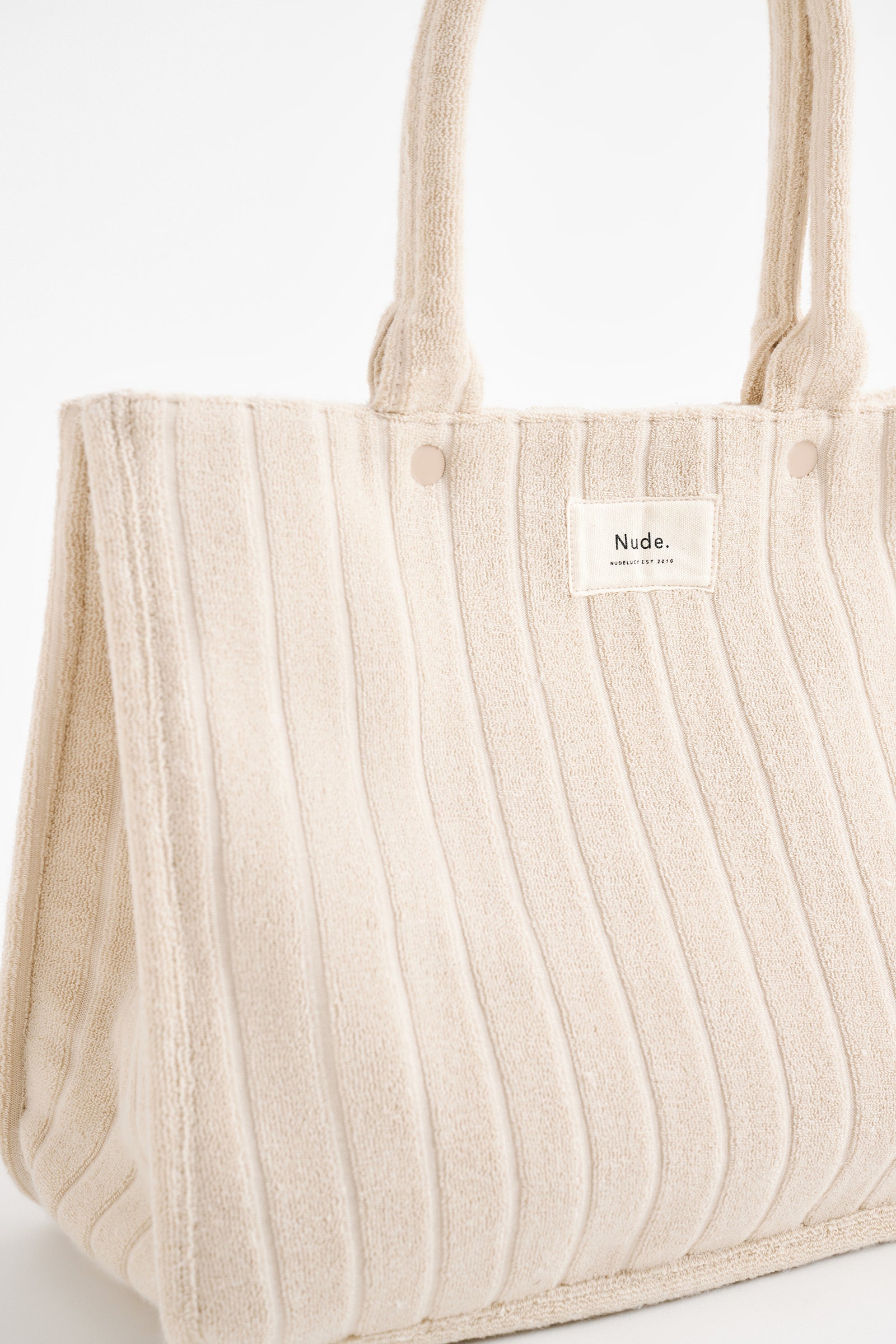 Terry Shopper Tote Natural 