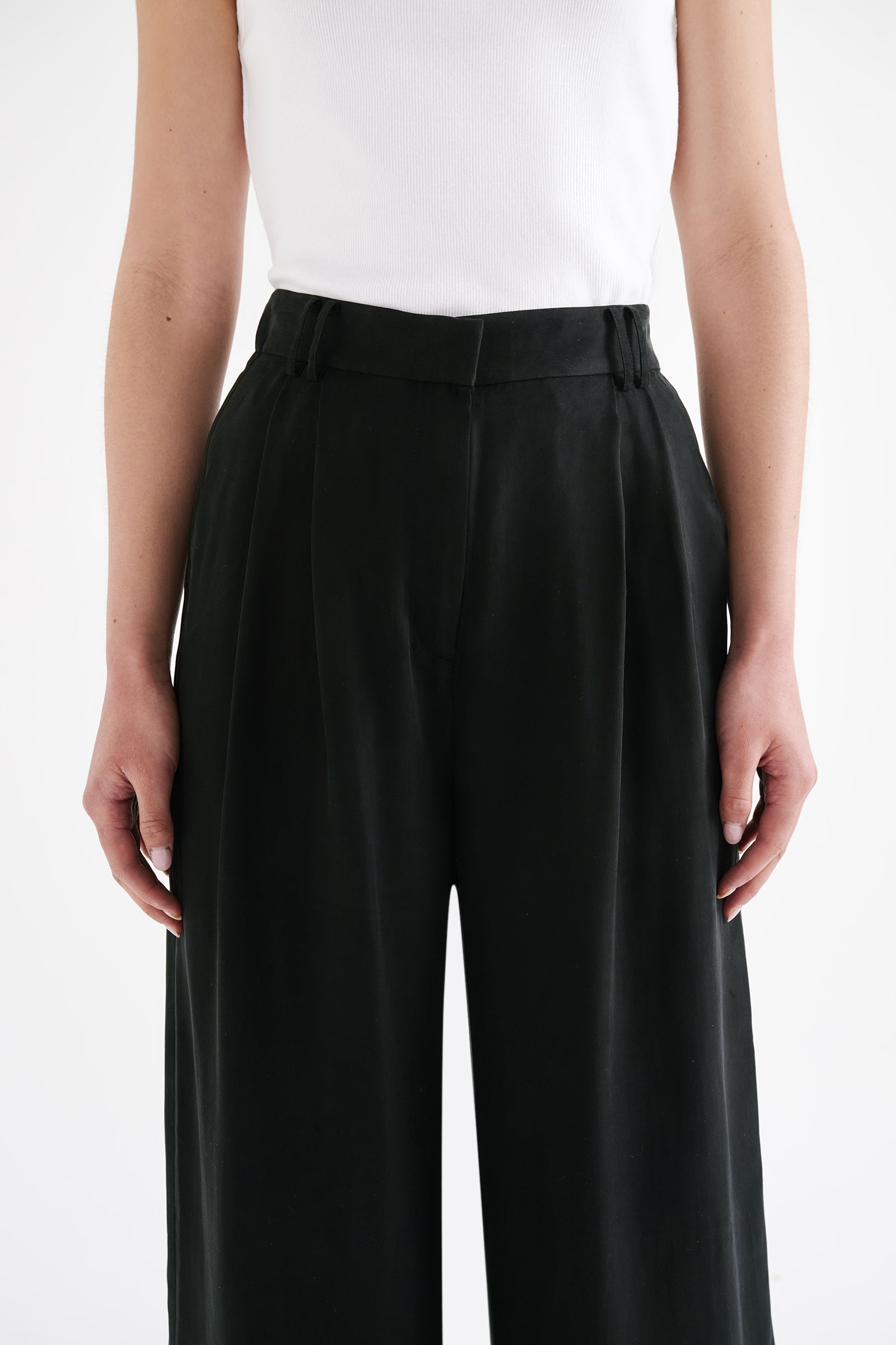 Lea Cupro Pant Black 