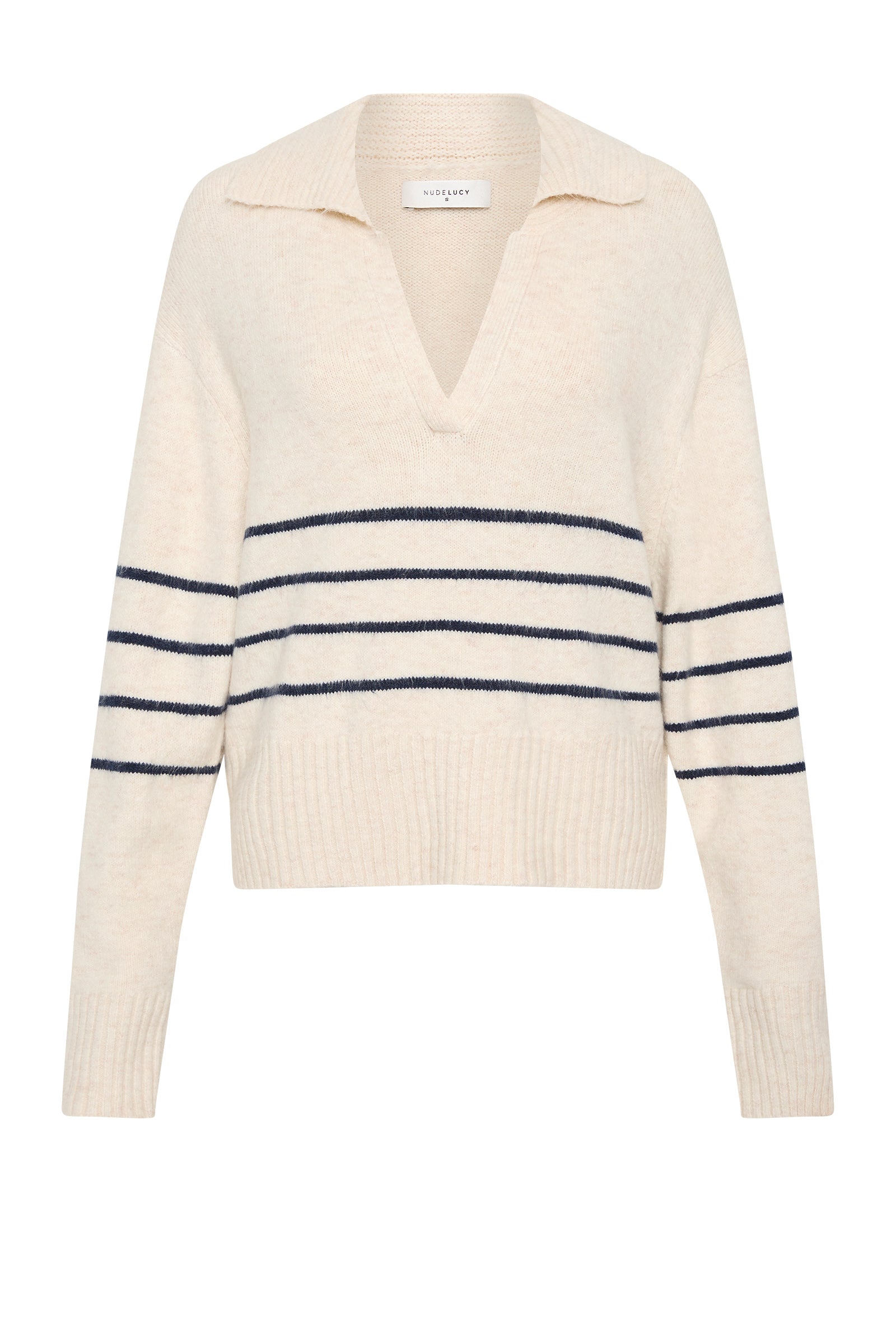 Logan Rugby Knit Cloud Stripe 