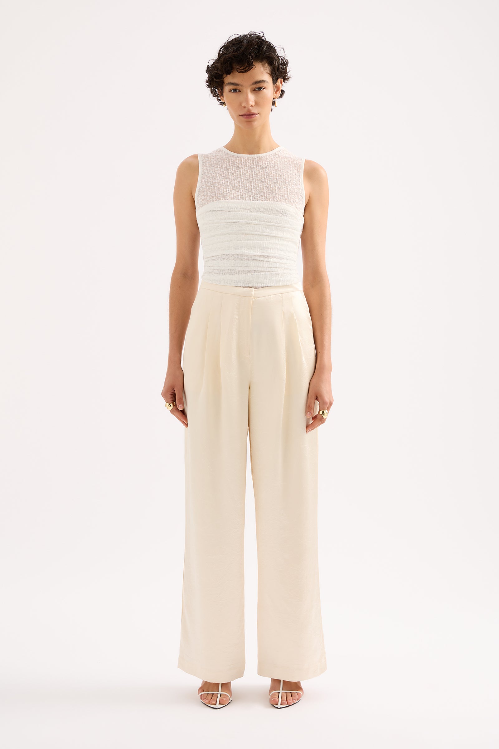 Jasmine Tailored Pant Pearl 