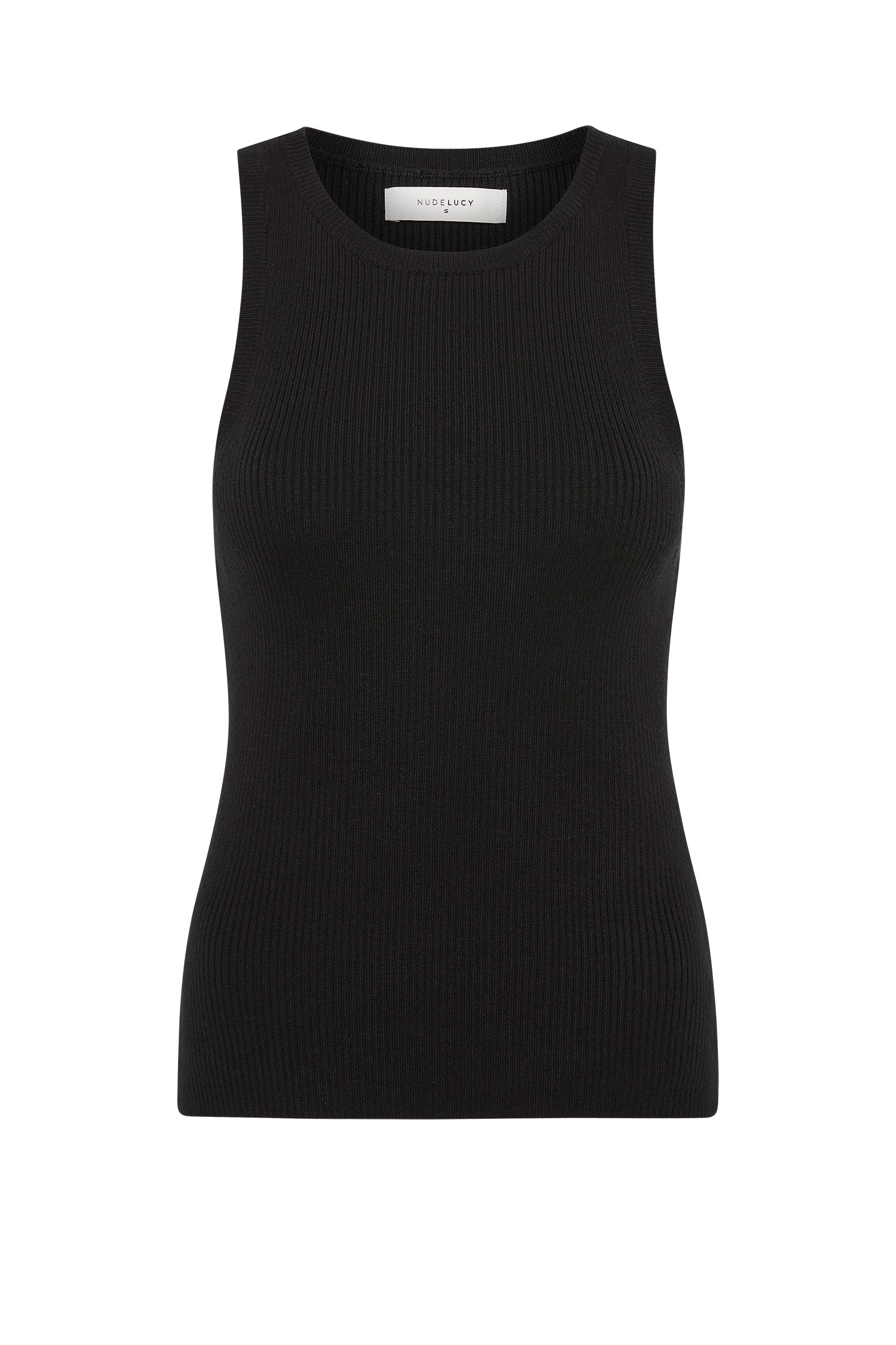 Classic Knit Tank Black 