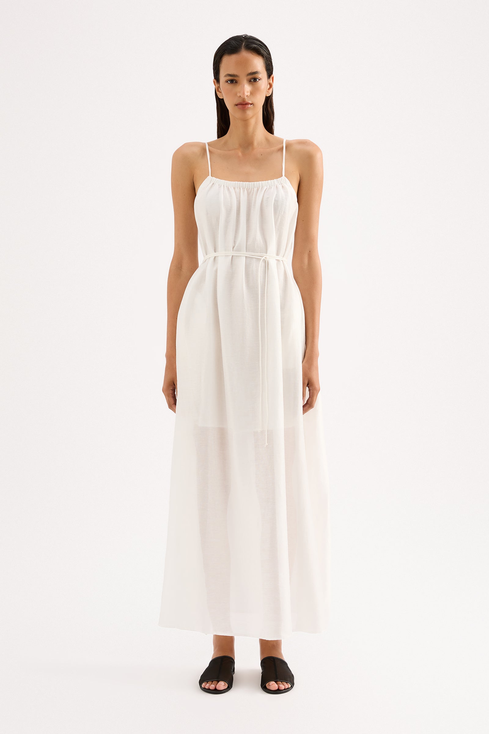 Ziki Maxi Dress White 