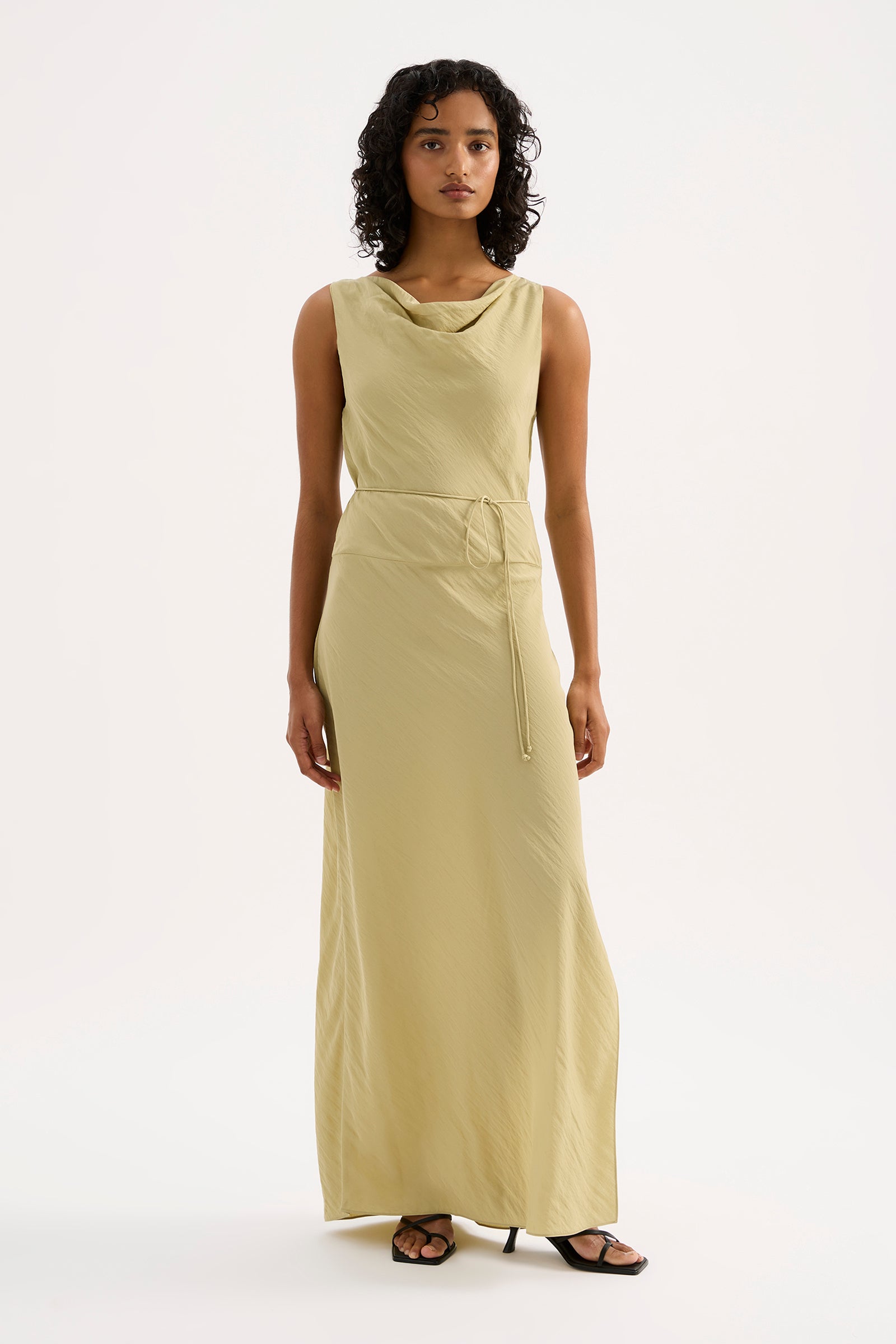 Alia Maxi Dress Matcha 