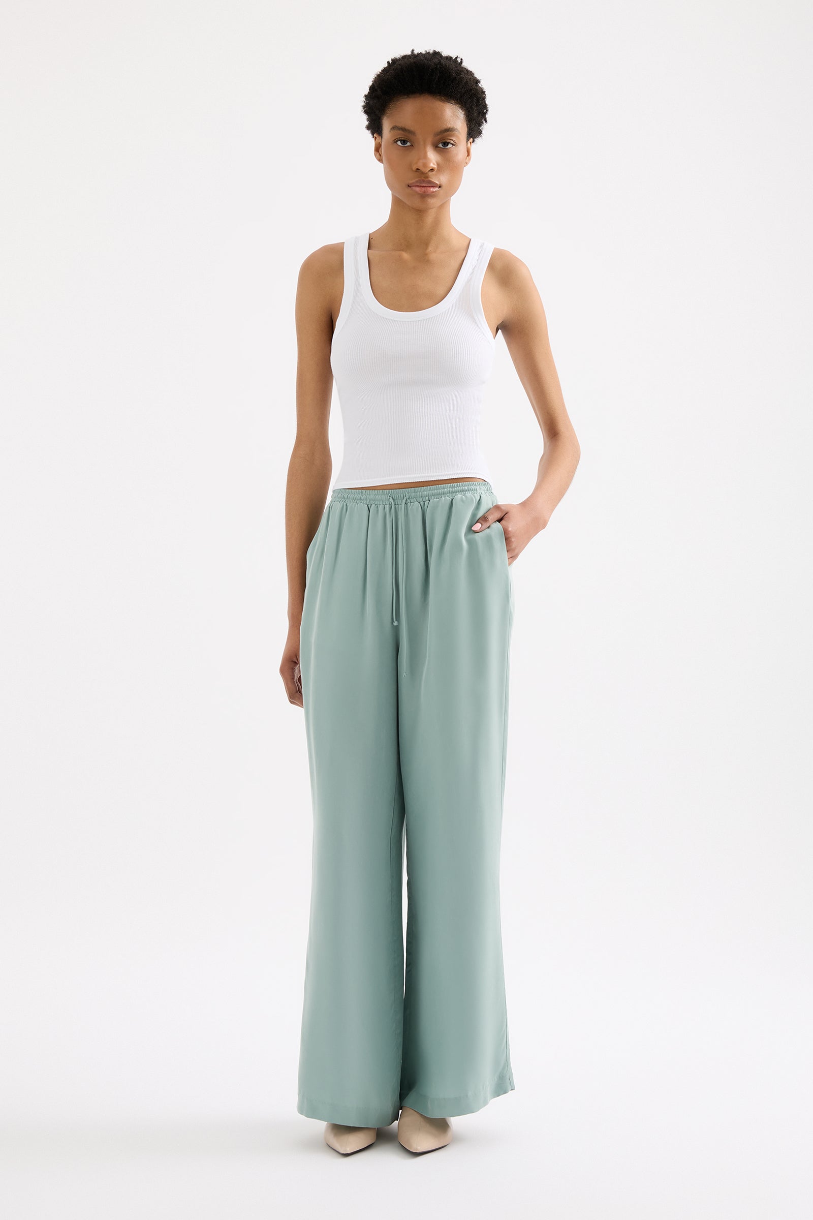 Rika Cupro Pant Capri 