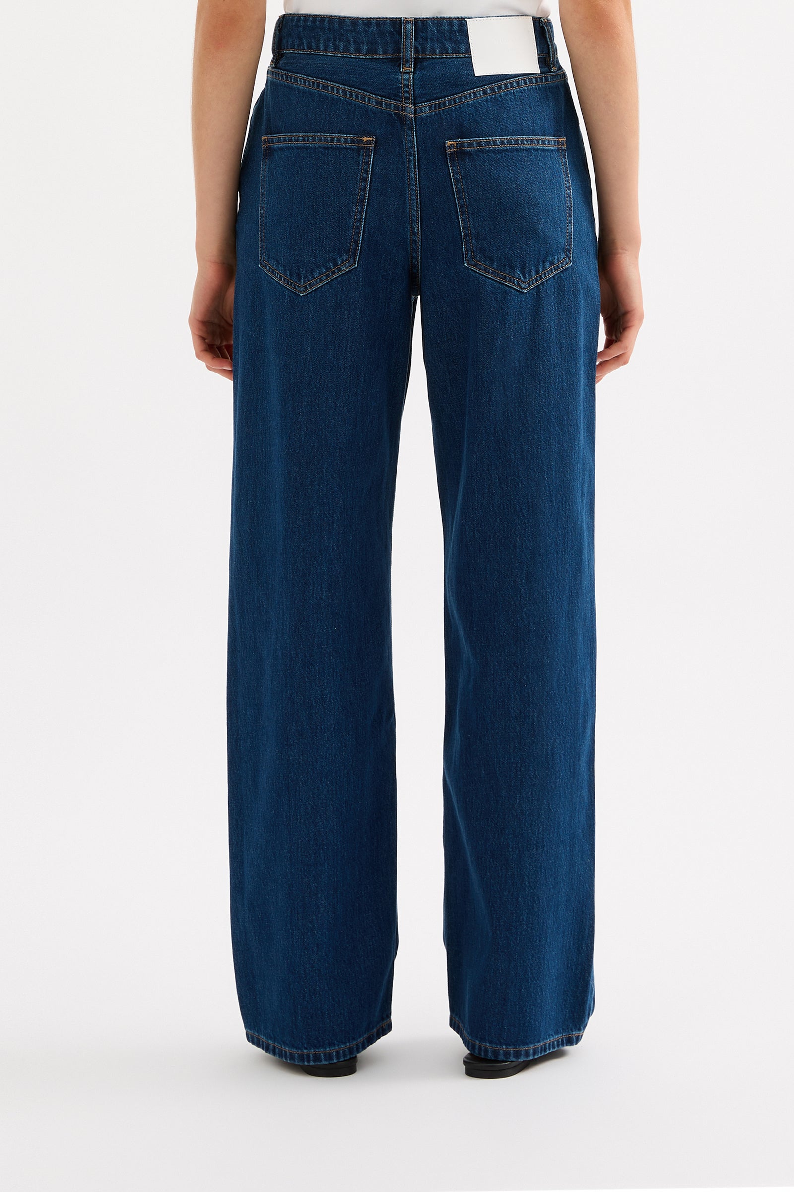 Organic Baggy Jean Force Blue 