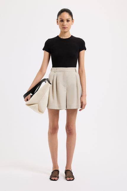 Chiara Tailored Short Pumice 