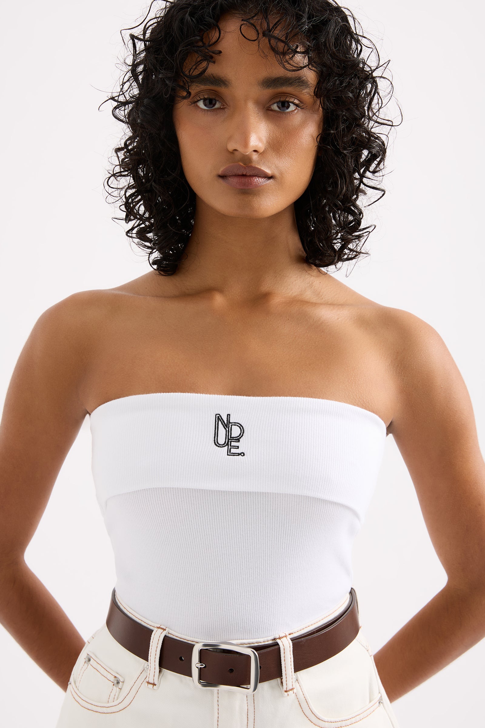 Haven Strapless Top White 