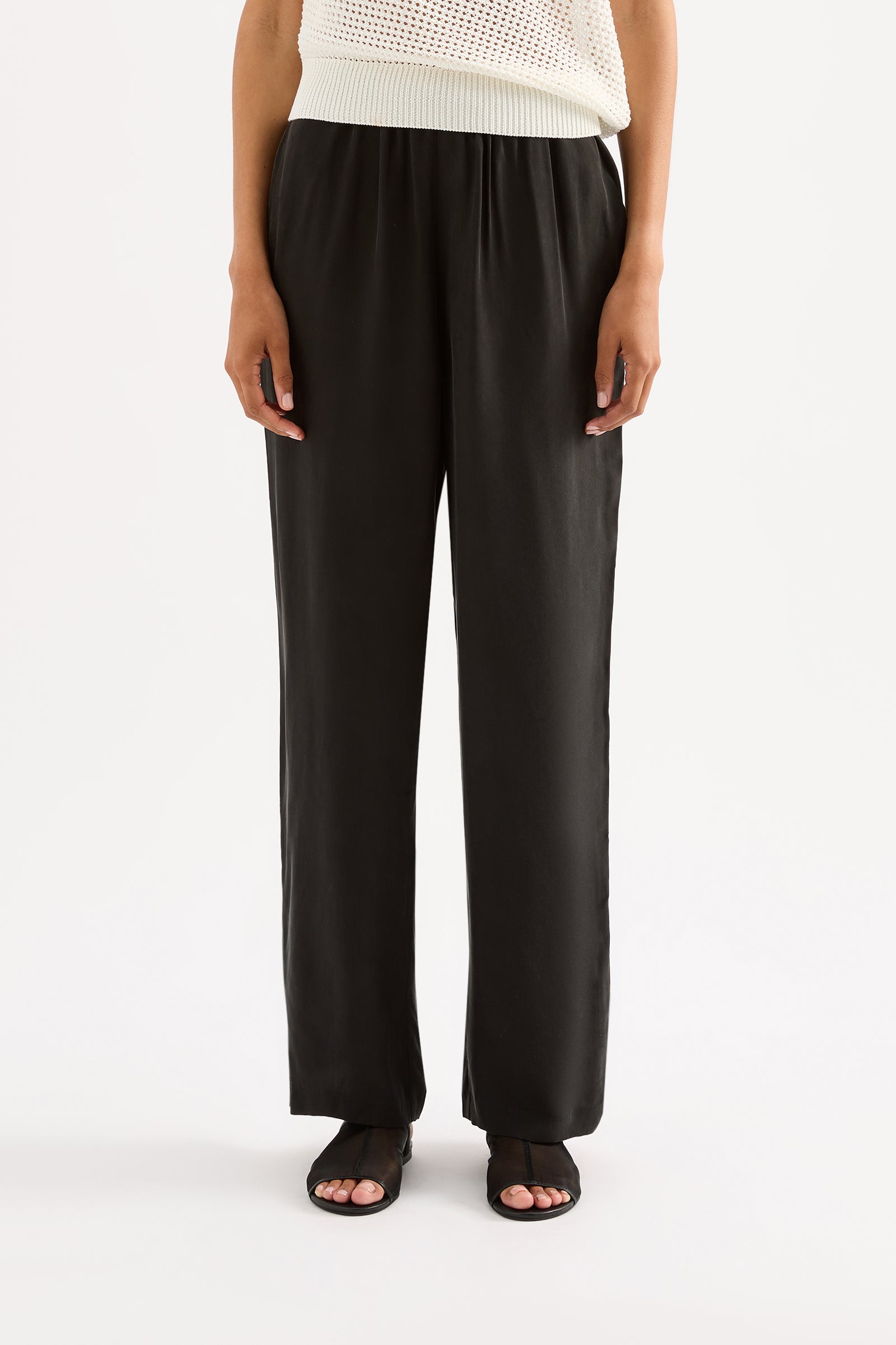 Linnea Cupro Pant Black 