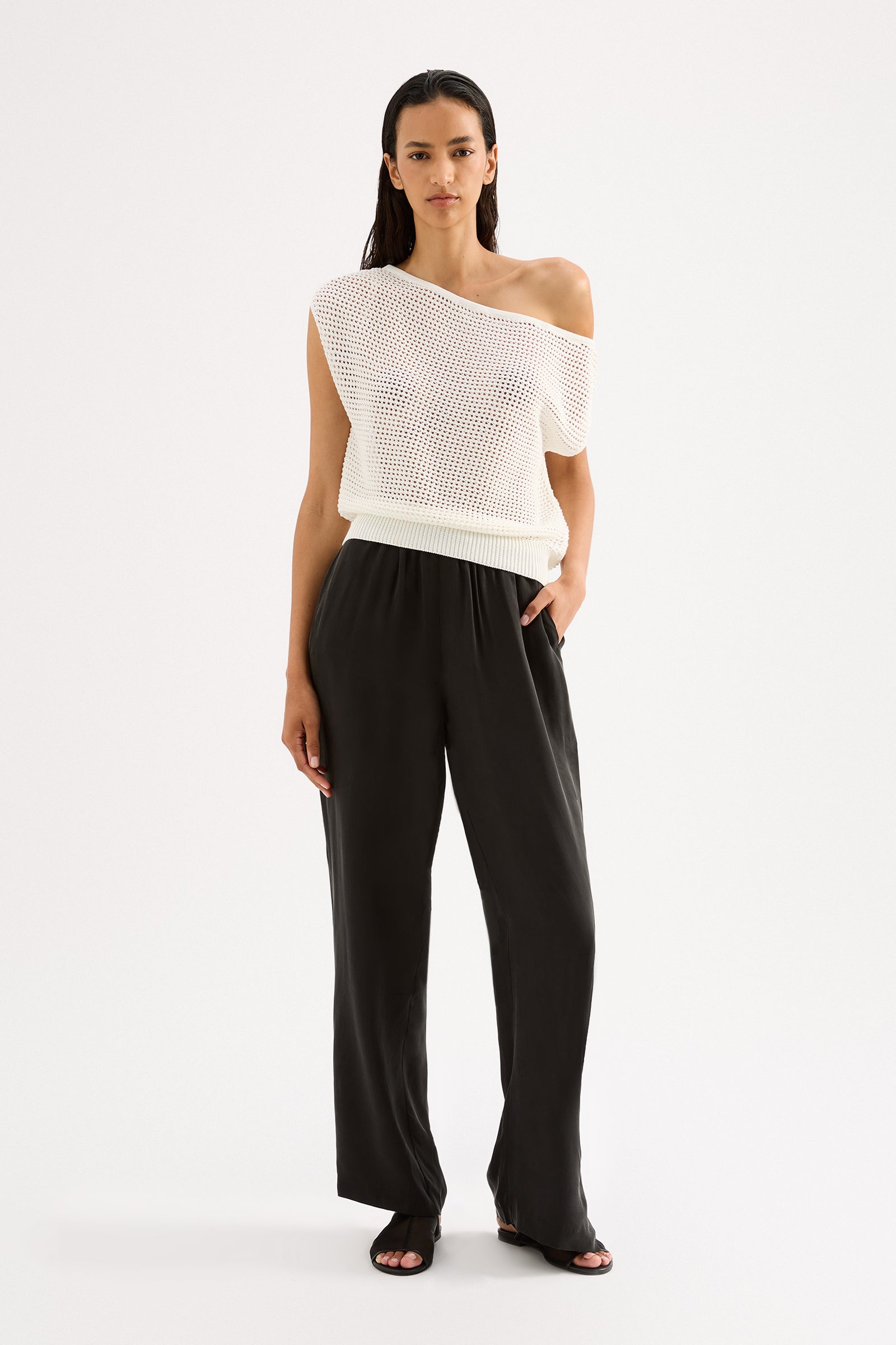 Linnea Cupro Pant Black 