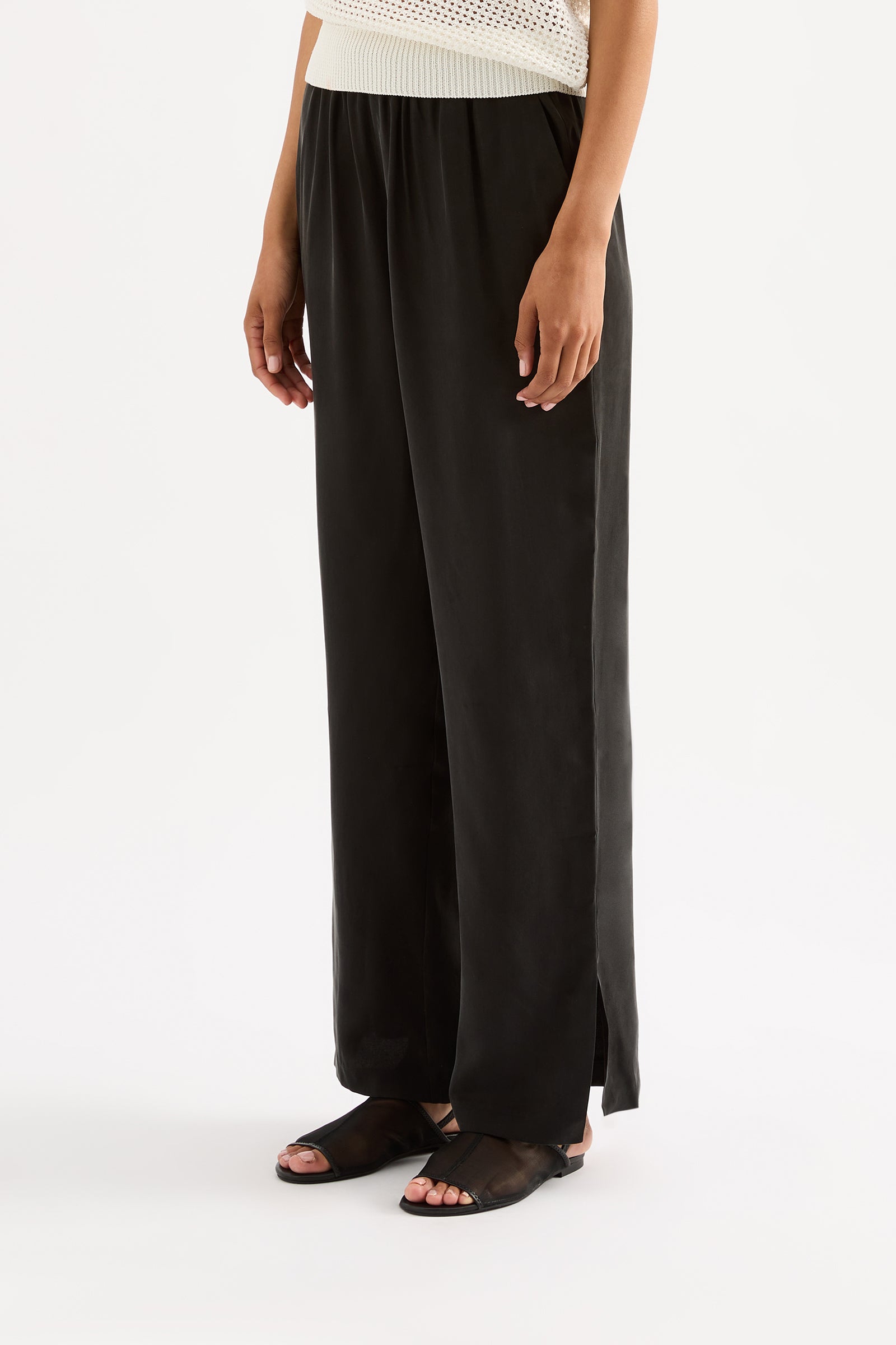 Linnea Cupro Pant Black 