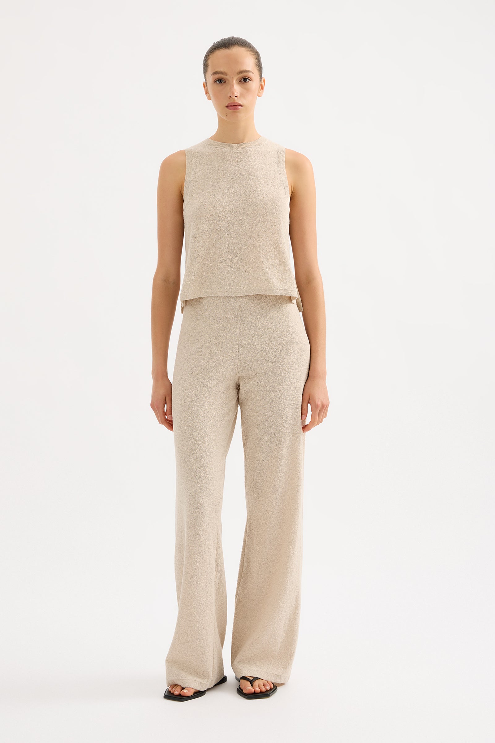 Zosia Knit Pant Bone 