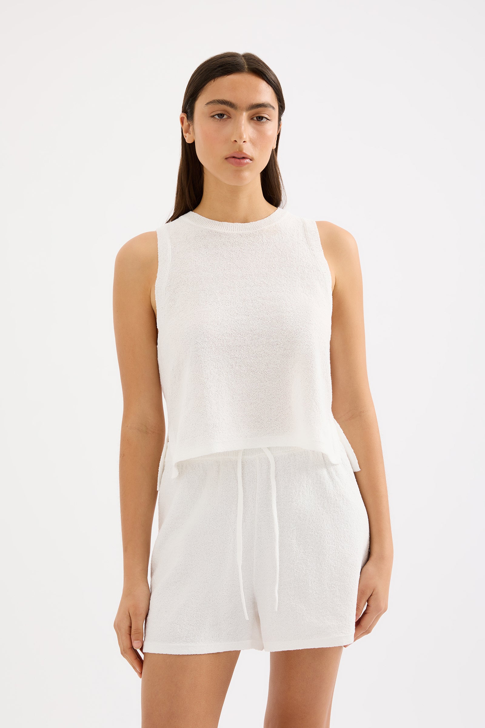 Zosia Knit Tank White 