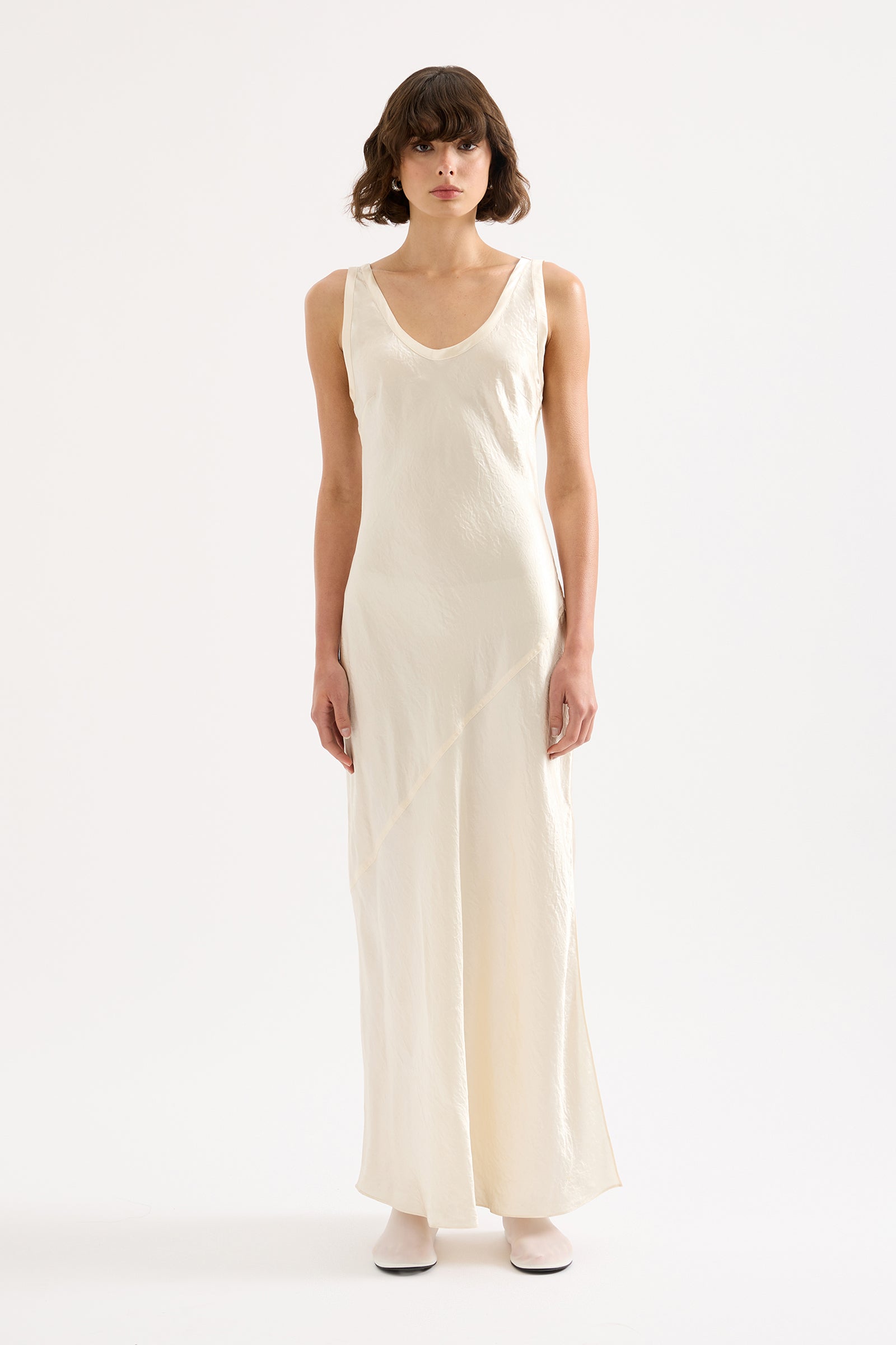 Asher Slip Dress Pearl 