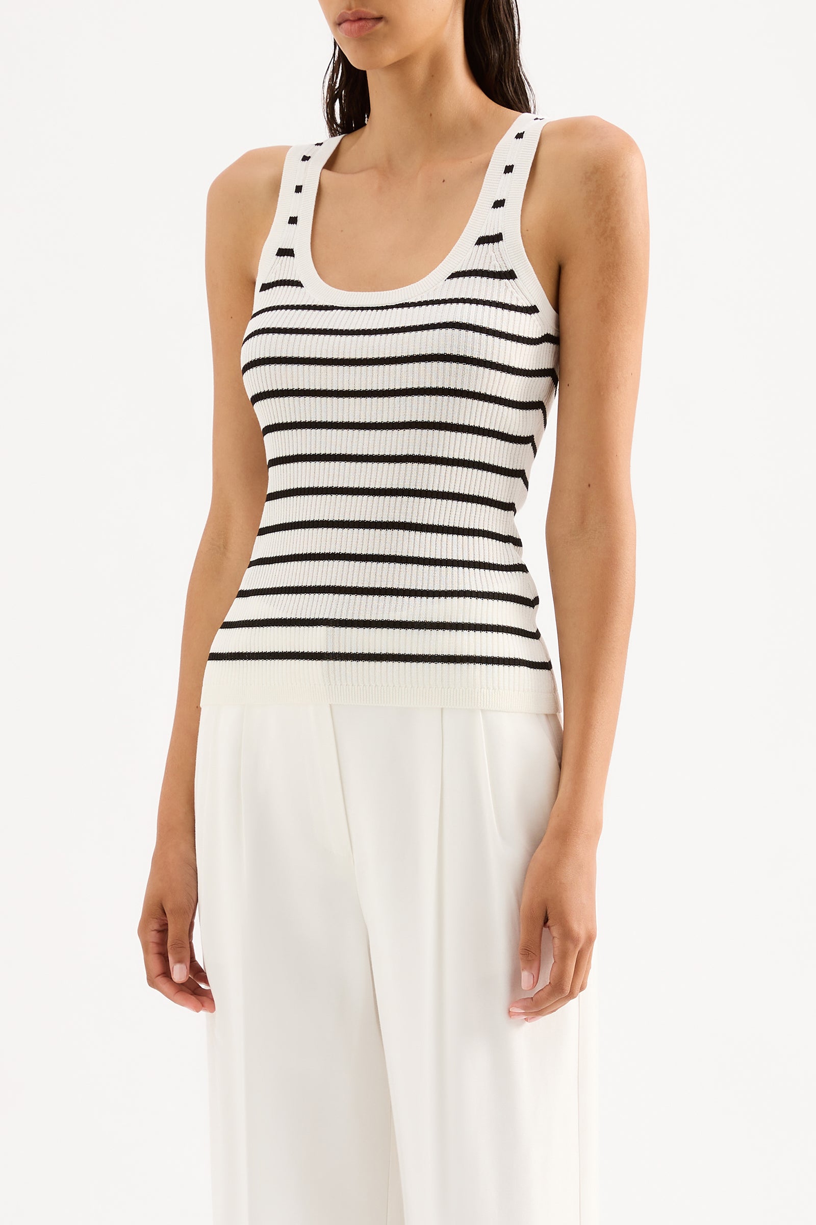 Rowan Knit Tank Black Stripe 