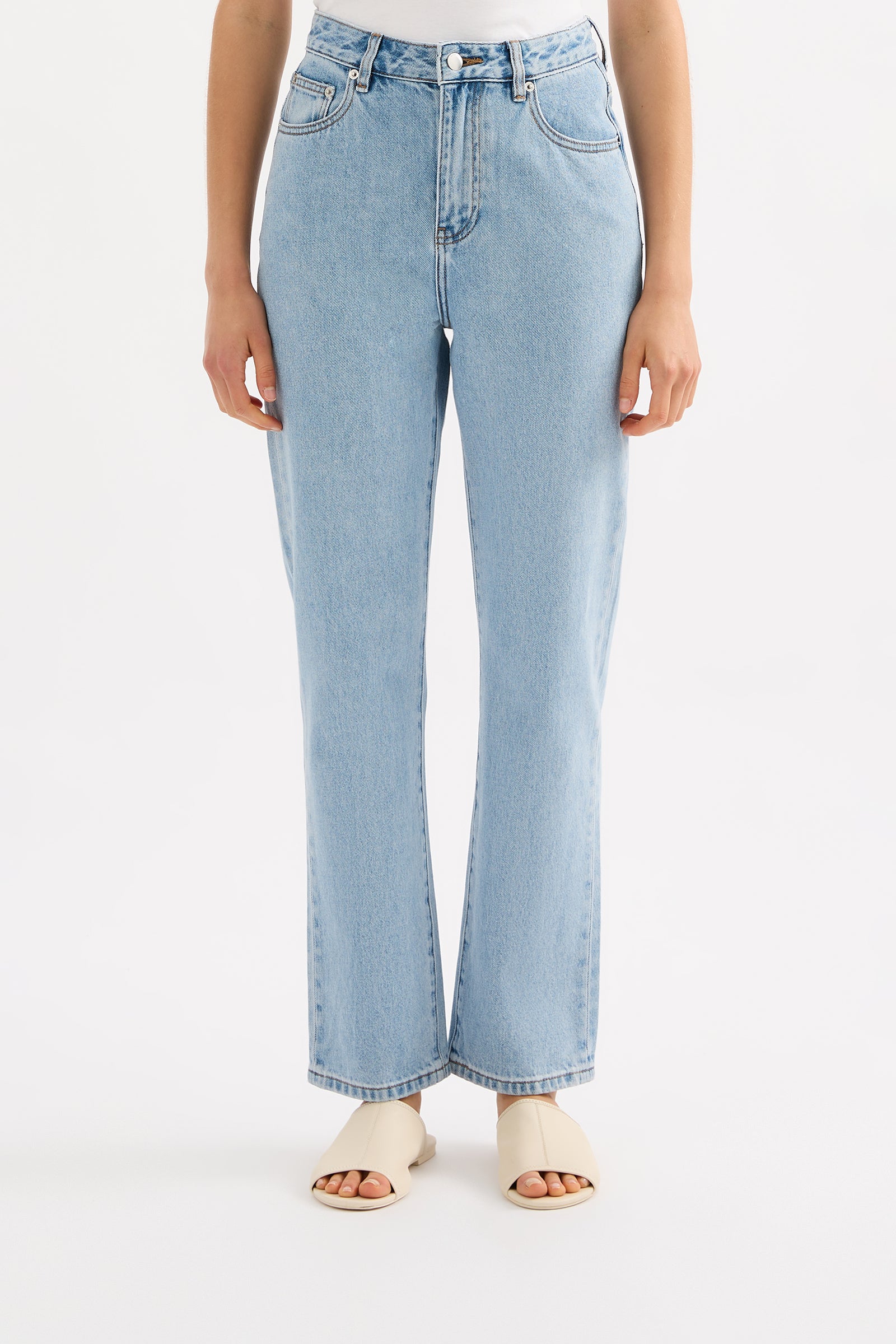 Organic Straight Leg Jean 90s Blue Wash 