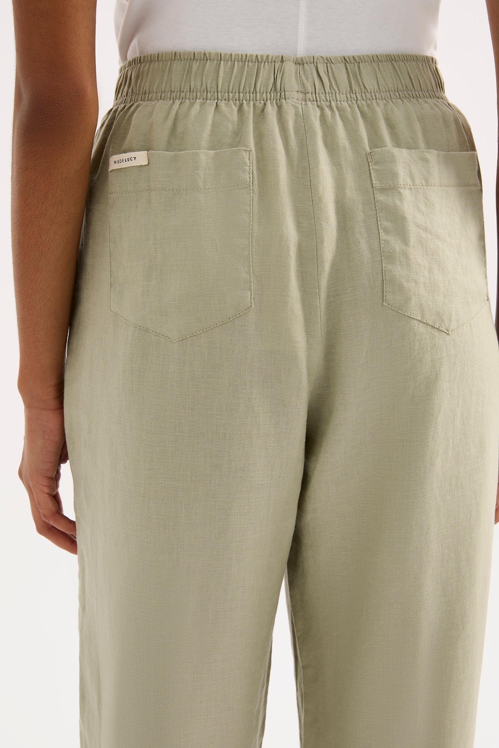 Lounge Linen Pant Olive 