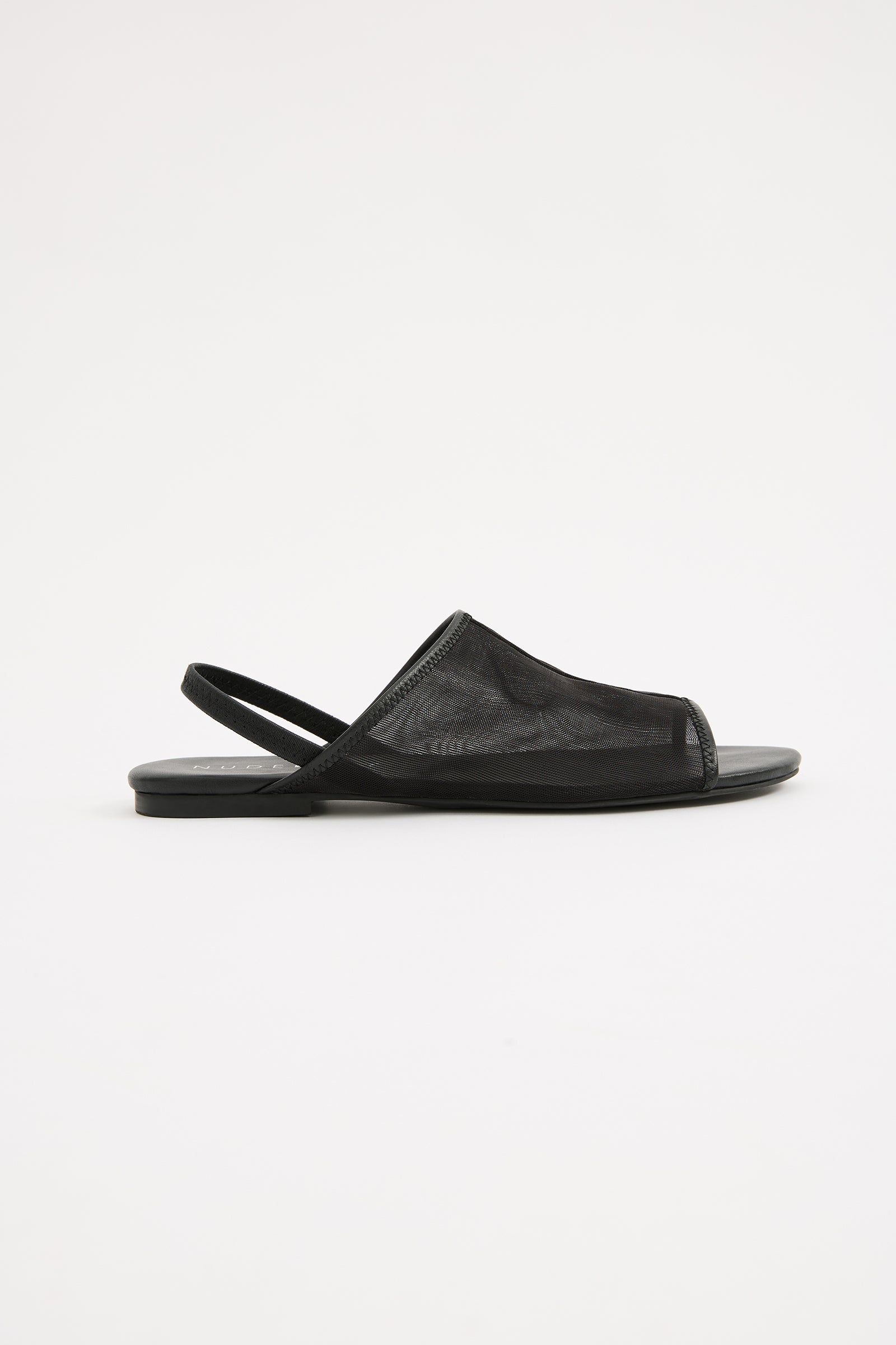 Eris Mesh Slingback Sandal Black 