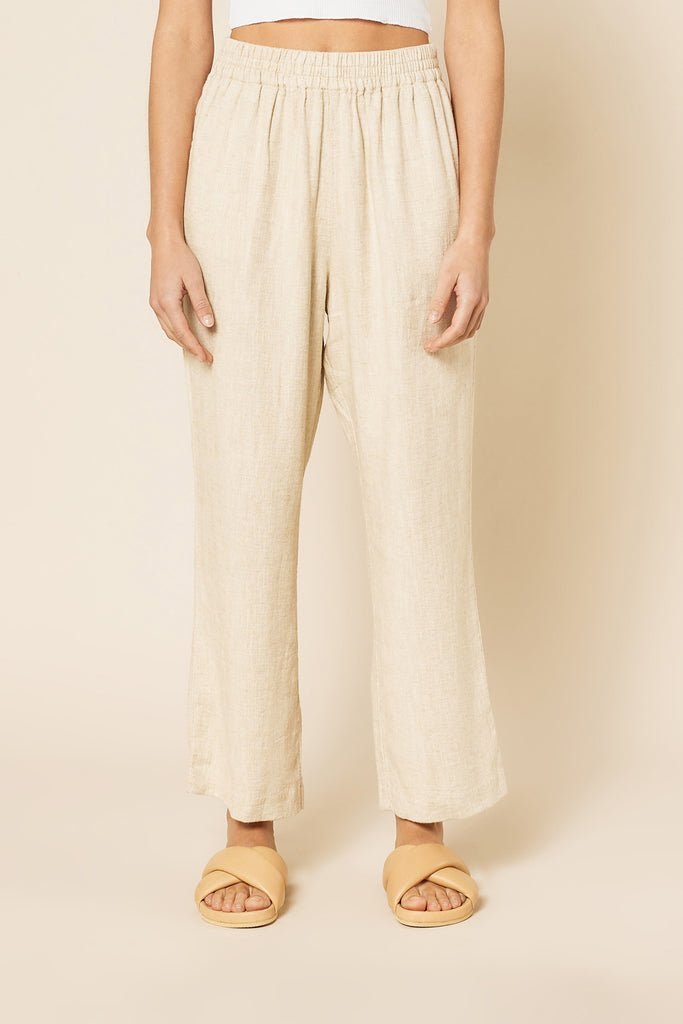 Shop Blair Relaxed Pant in Oat | Nude Lucy