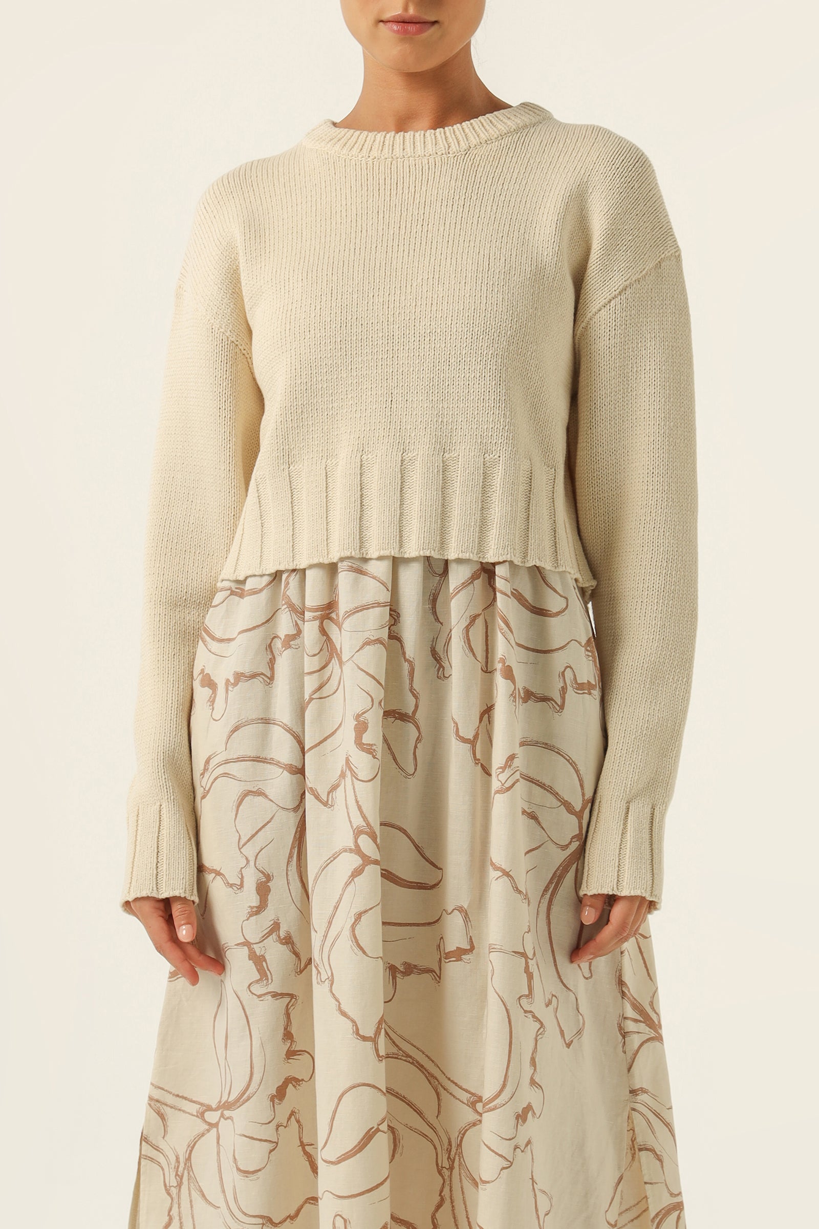 Nude Lucy Rory Knit Jumper In Nutmeg 