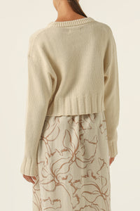 Nude Lucy Rory Knit Jumper in Nutmeg