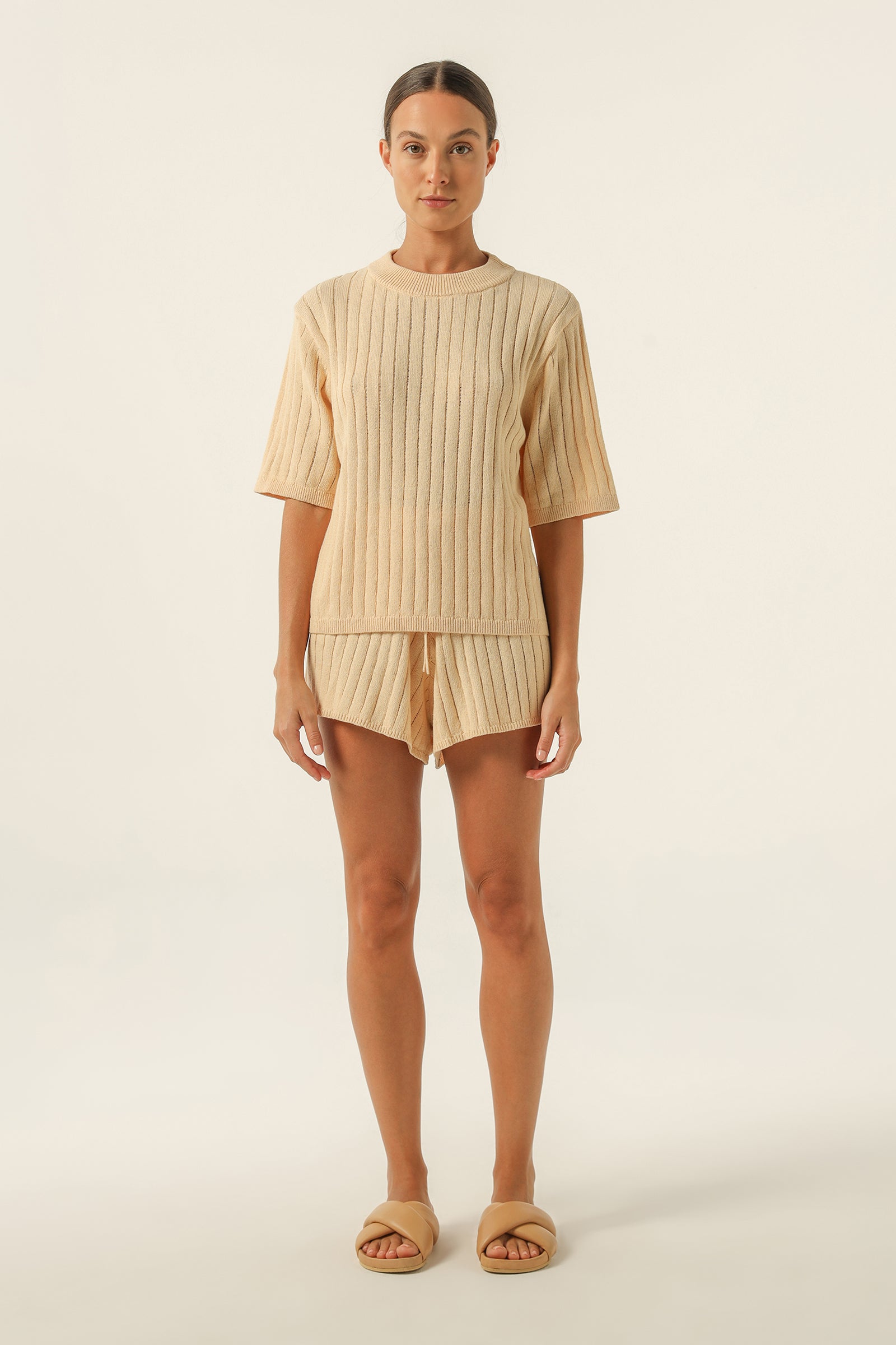 Nude Lucy Kimia Knit Top In Banana 