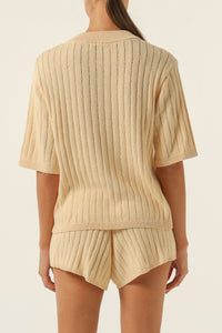 Nude Lucy Kimia Knit Top in Banana