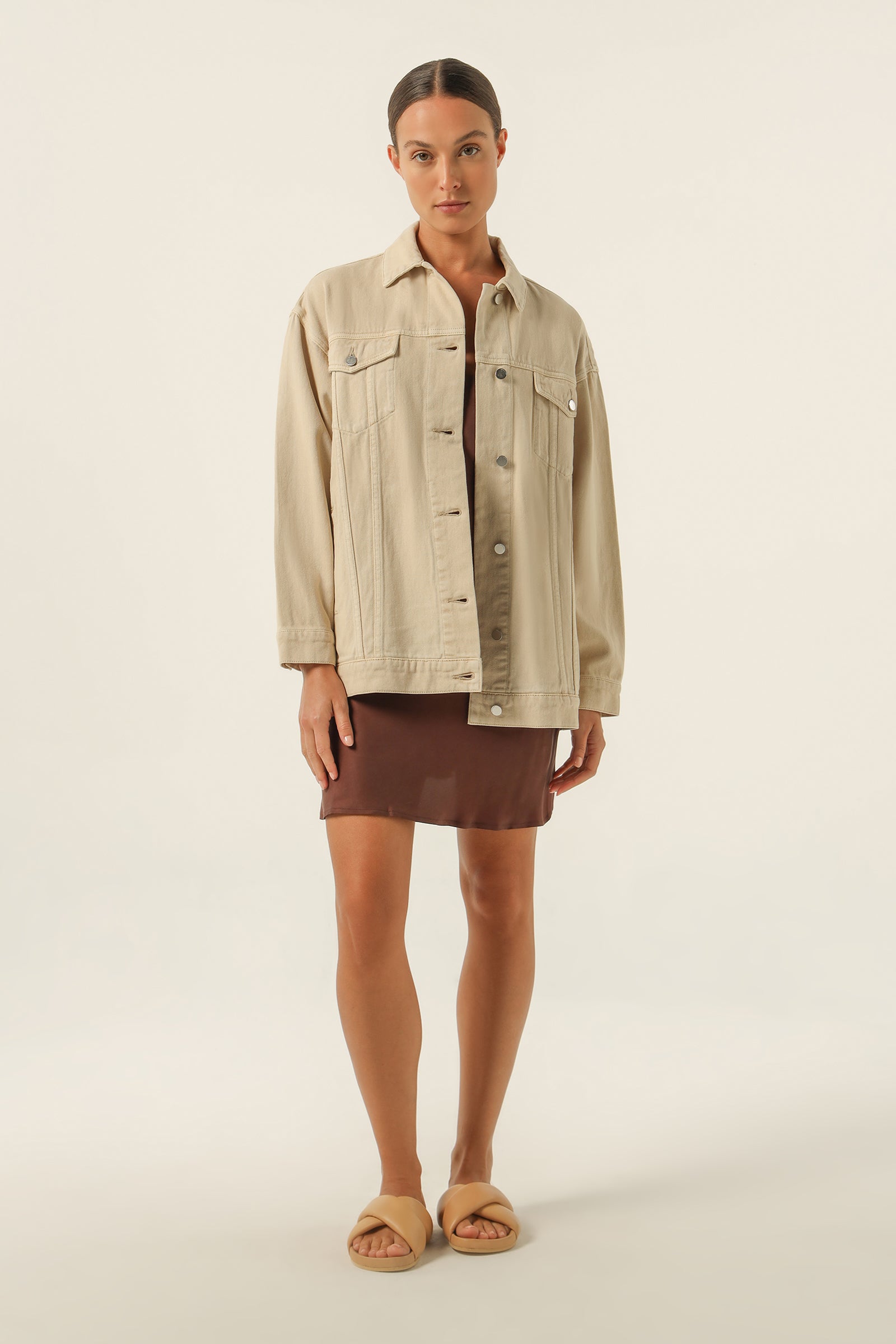 $118 Calvin Klein Men's Naturals Essential Trucker Jacket Cotton Pale Yellow  XL | eBay