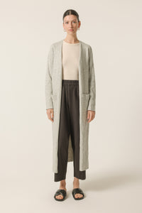 Nude Lucy Logan Knit Cardigan In Grey Marle