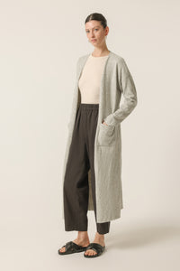 Nude Lucy Logan Knit Cardigan In Grey Marle