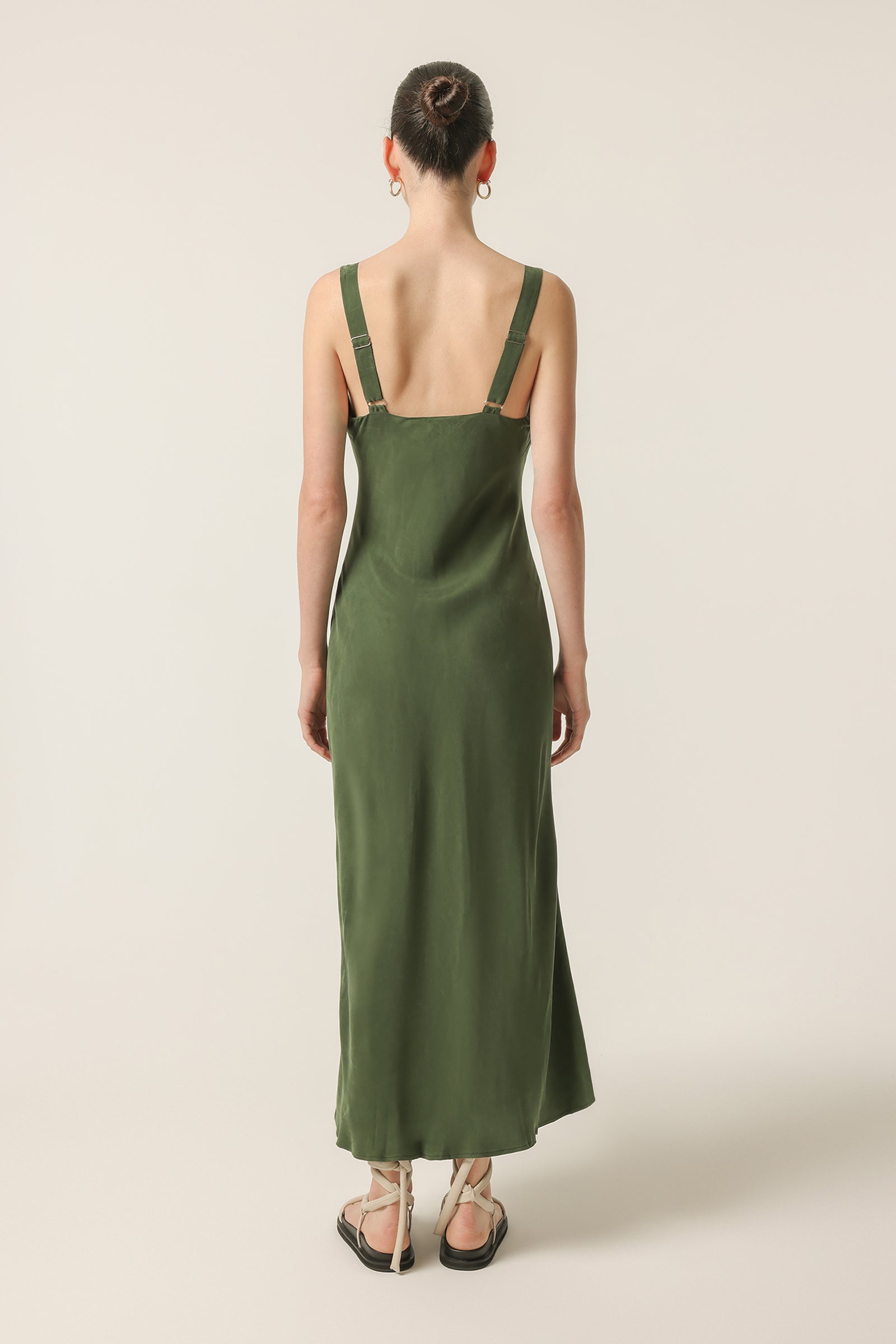 Cupro best sale slip dress