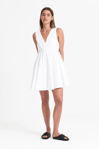 Nude Lucy Beni Mini Dress in White
