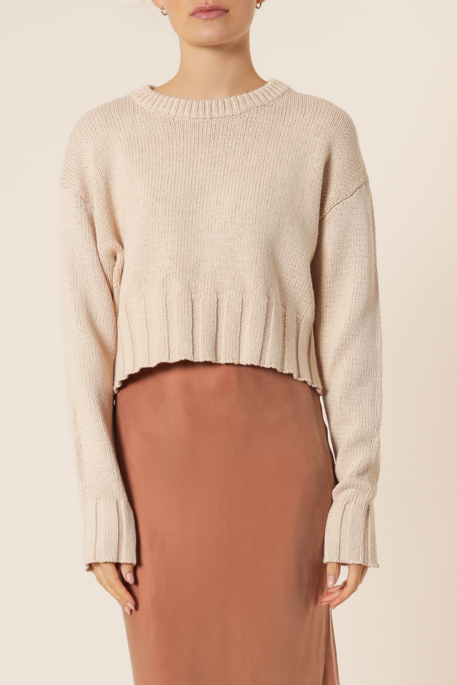 Nude Lucy Rory Knit Jumper Almond Knits 