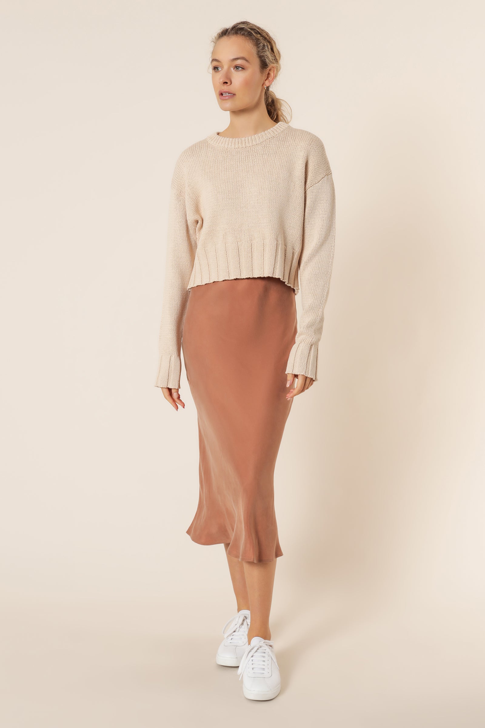 Nude Lucy Rory Knit Jumper Almond Knits 