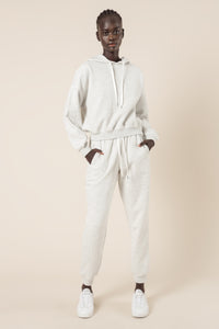 Nude Lucy carter classic hoodie snow marle sweats