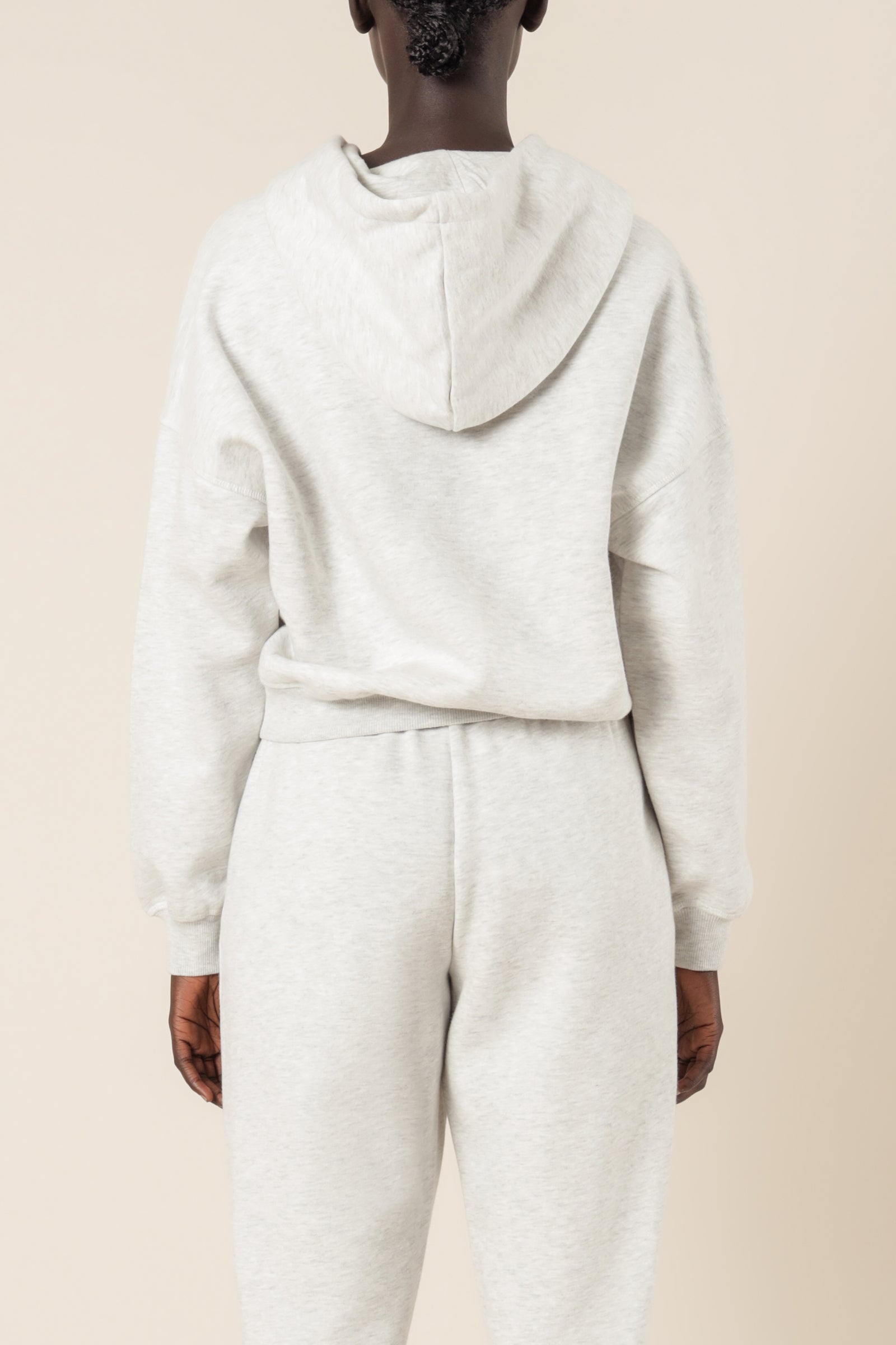 Nude Lucy Carter Classic Hoodie Snow Marle Sweats 