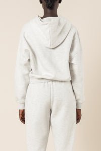 Nude Lucy carter classic hoodie snow marle sweats