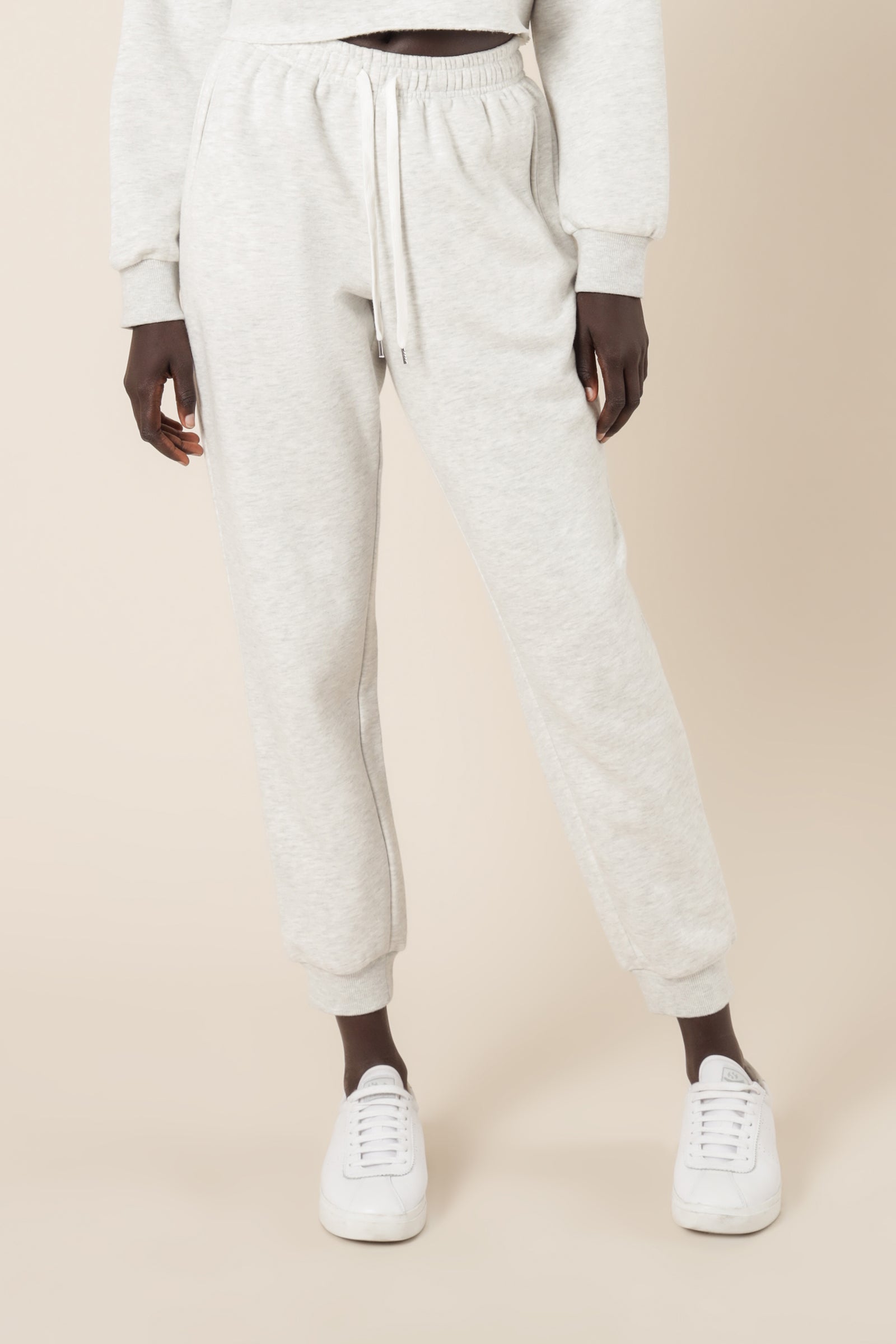 Nude Lucy Carter Classic Trackpant Snow Marle Pants 