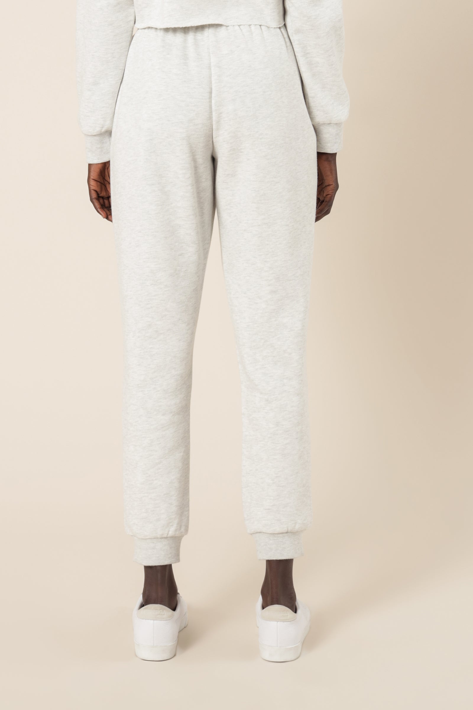 Nude Lucy Carter Classic Trackpant Snow Marle Pants 